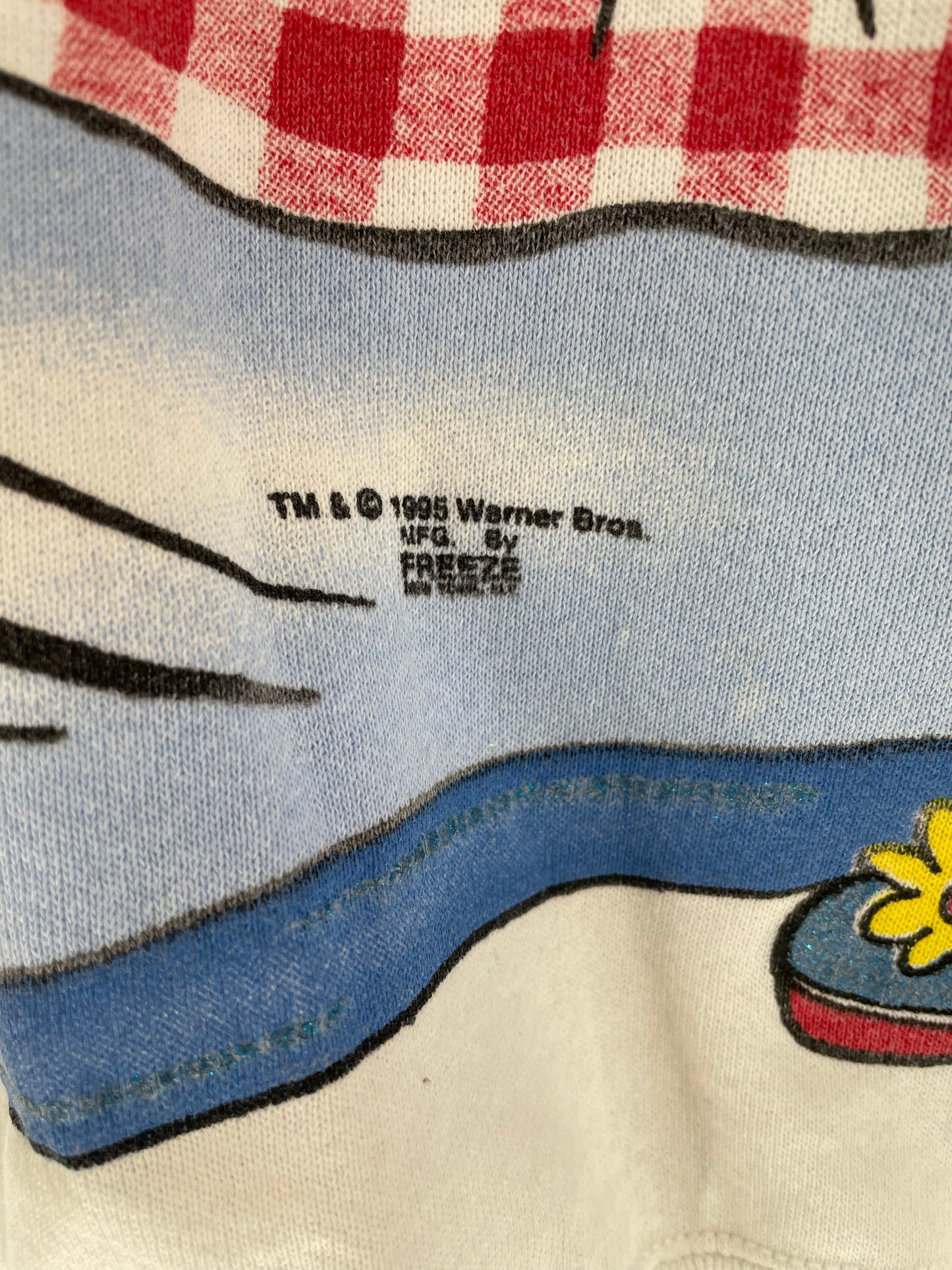 1995 LOONEY TUNES Size XL Vintage Sweat-Shirt/ K623