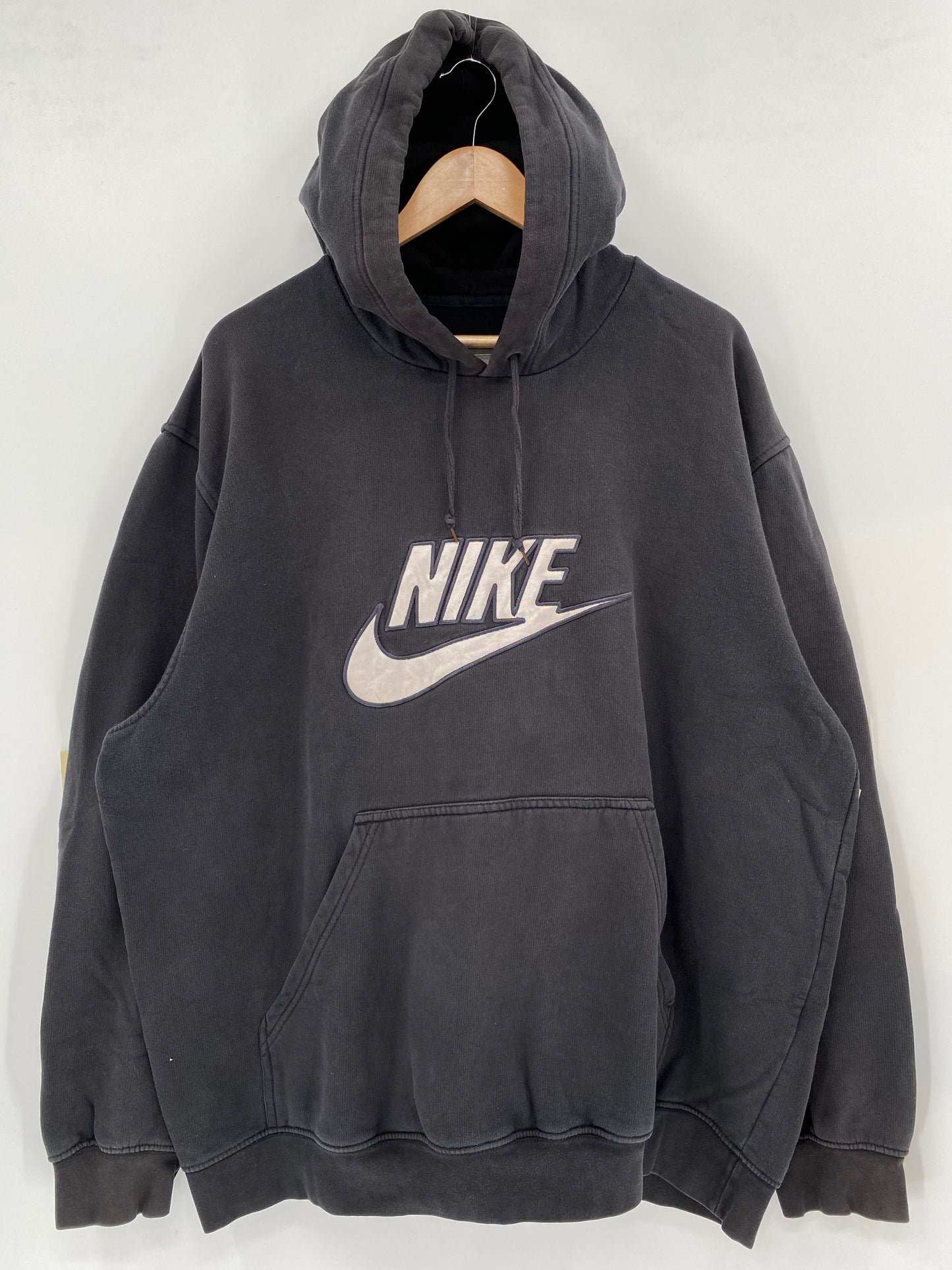 00' NIKE CENTER LOGO Size XXL Vintage Hoodie Sweat-shirt / K2278