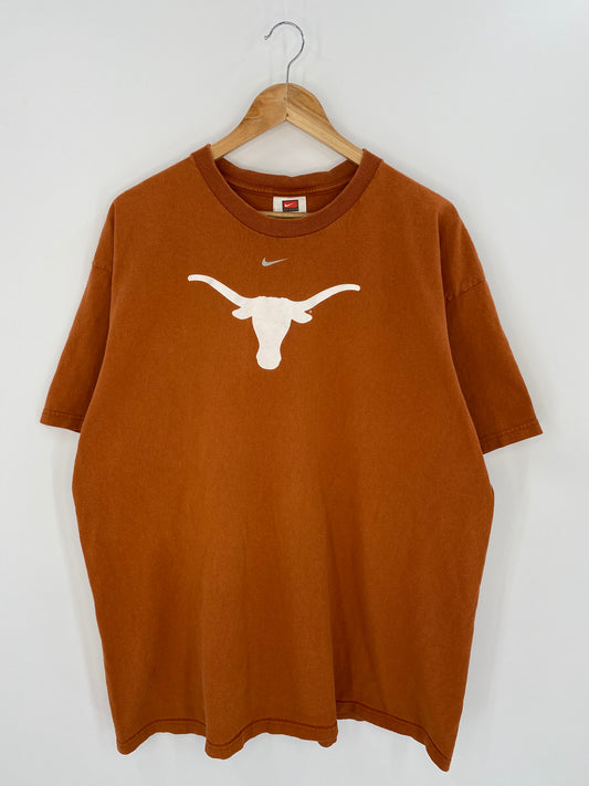 00’ NIKE TEXAS Size XL Vintage T-Shirt / 7537
