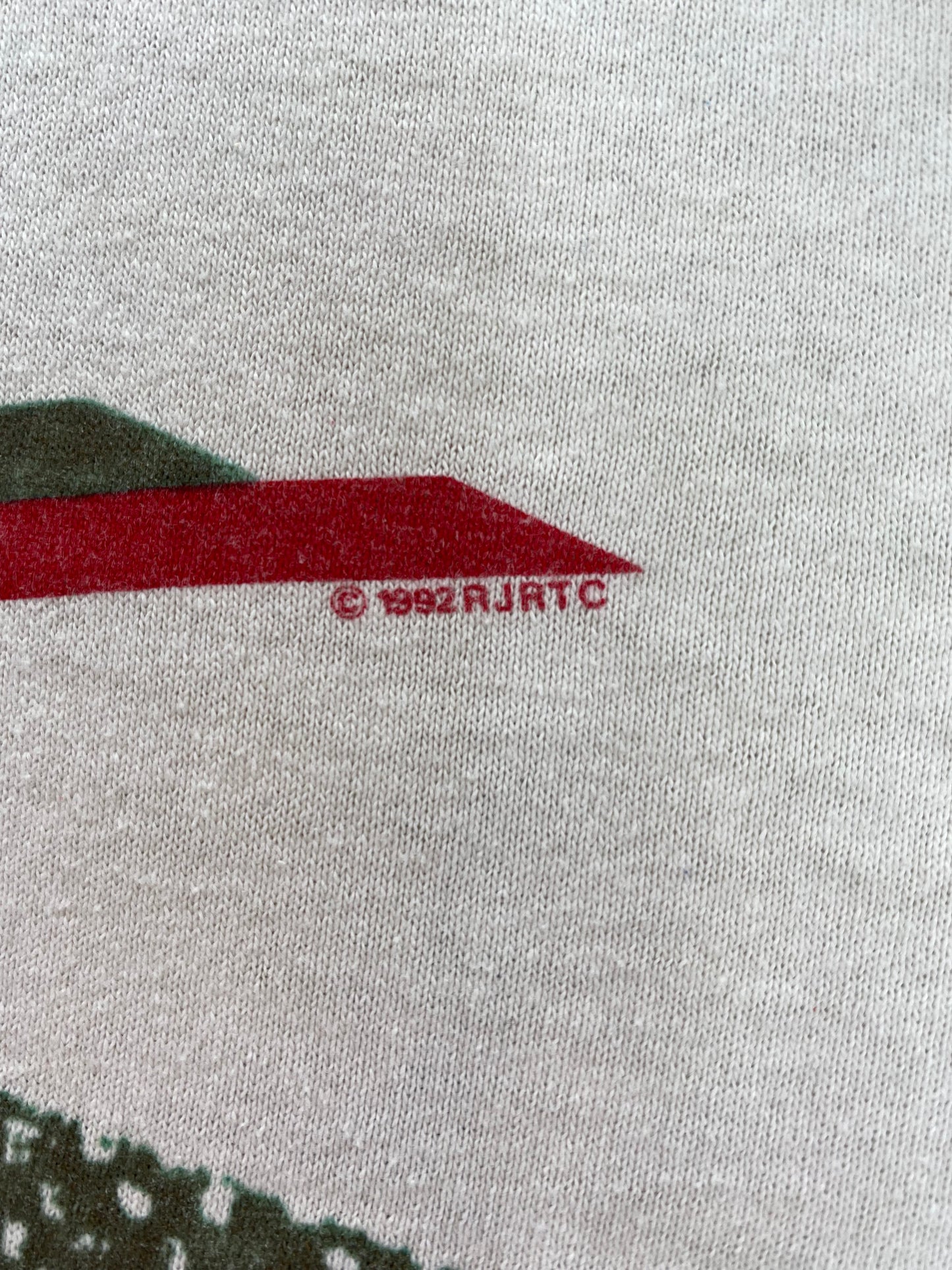 1992 NASCAR WINSTON CUP Made in USA Size XL Vintage Racing T-shirt / K9954