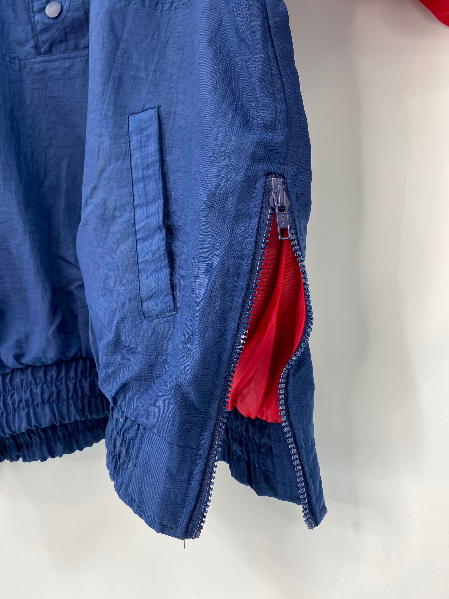 00' STARTER BOSTON RED SOX Size L Vintage MLB Nylon Jacket  / 8817