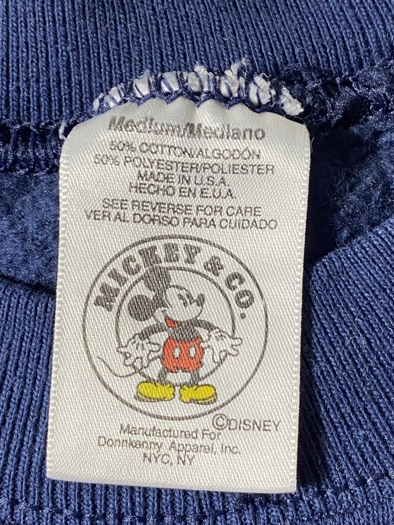 90’s DISNEY MICKEY Made in USA Size M Vintage Sweat-shirt / K6549