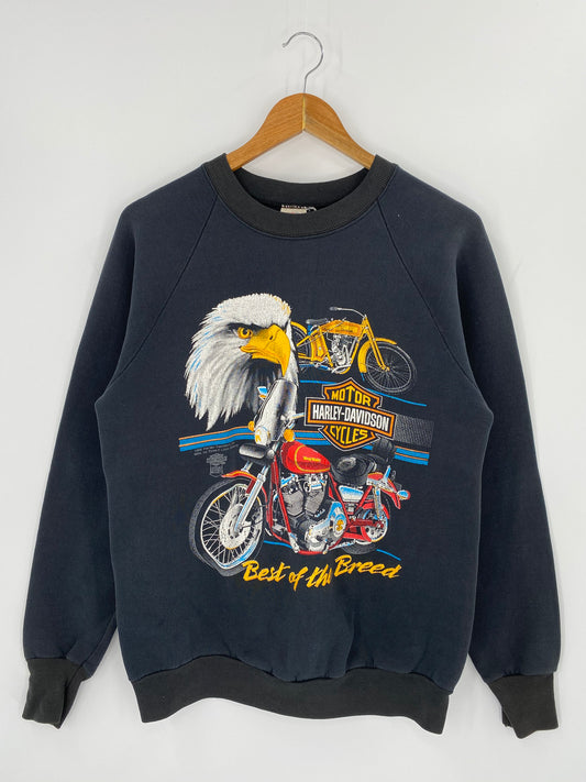 1988 Harley Davidson Made in USA Size L Vintage Sweat-Shirt / 8895