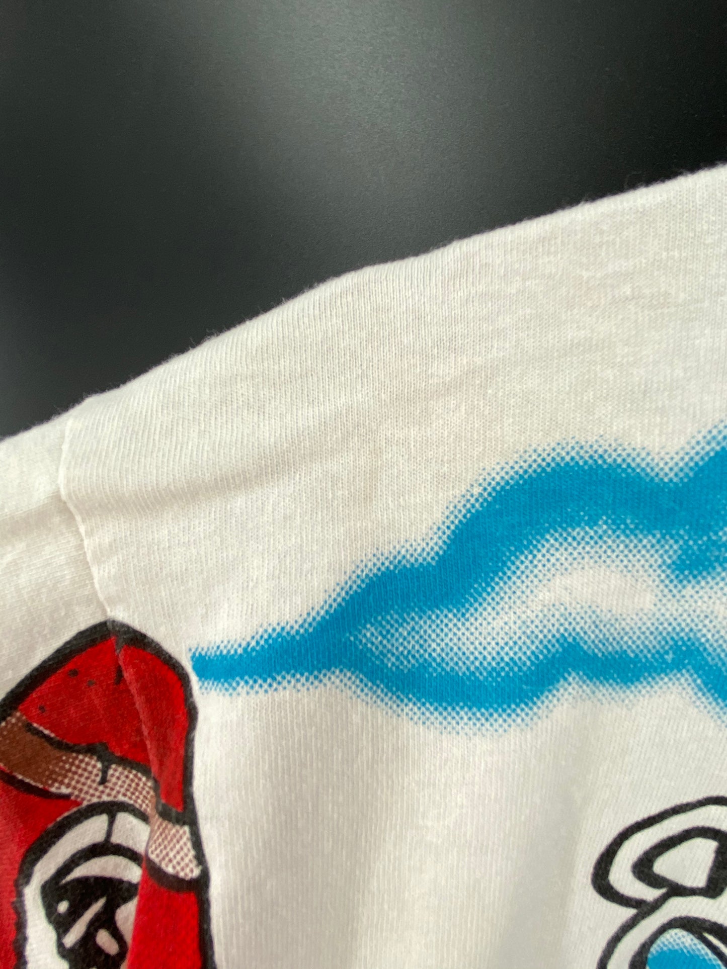 1995 LOONEY TUNES All Over Print Made in USA Size M Vintage Long-Sleeve T-Shirt / 9273