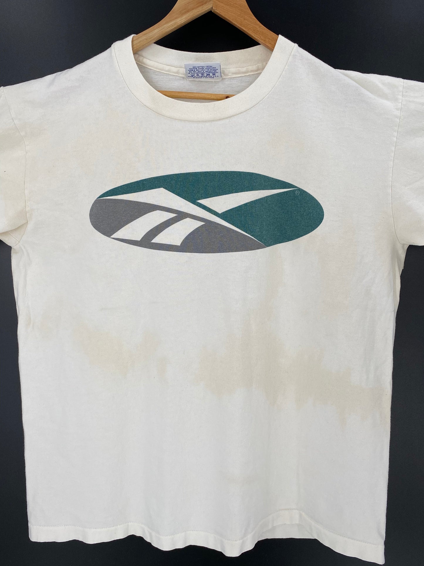 90’s REEBOK Made in USA Size L Vintage T-Shirt / K7726