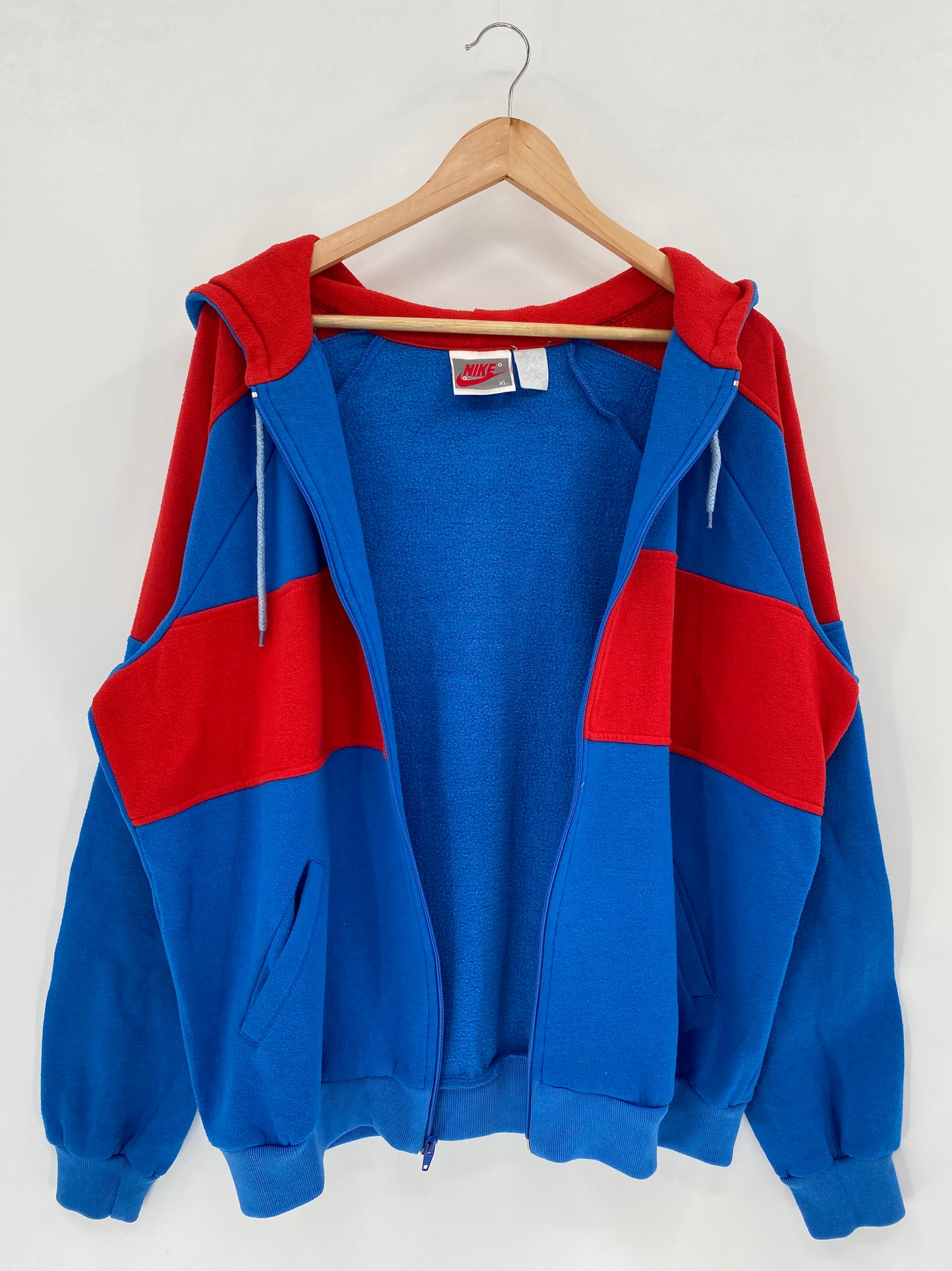 90’s Silver tag NIKE Size XL Vintage Zip-up Hoodie Sweat shirt / K1800