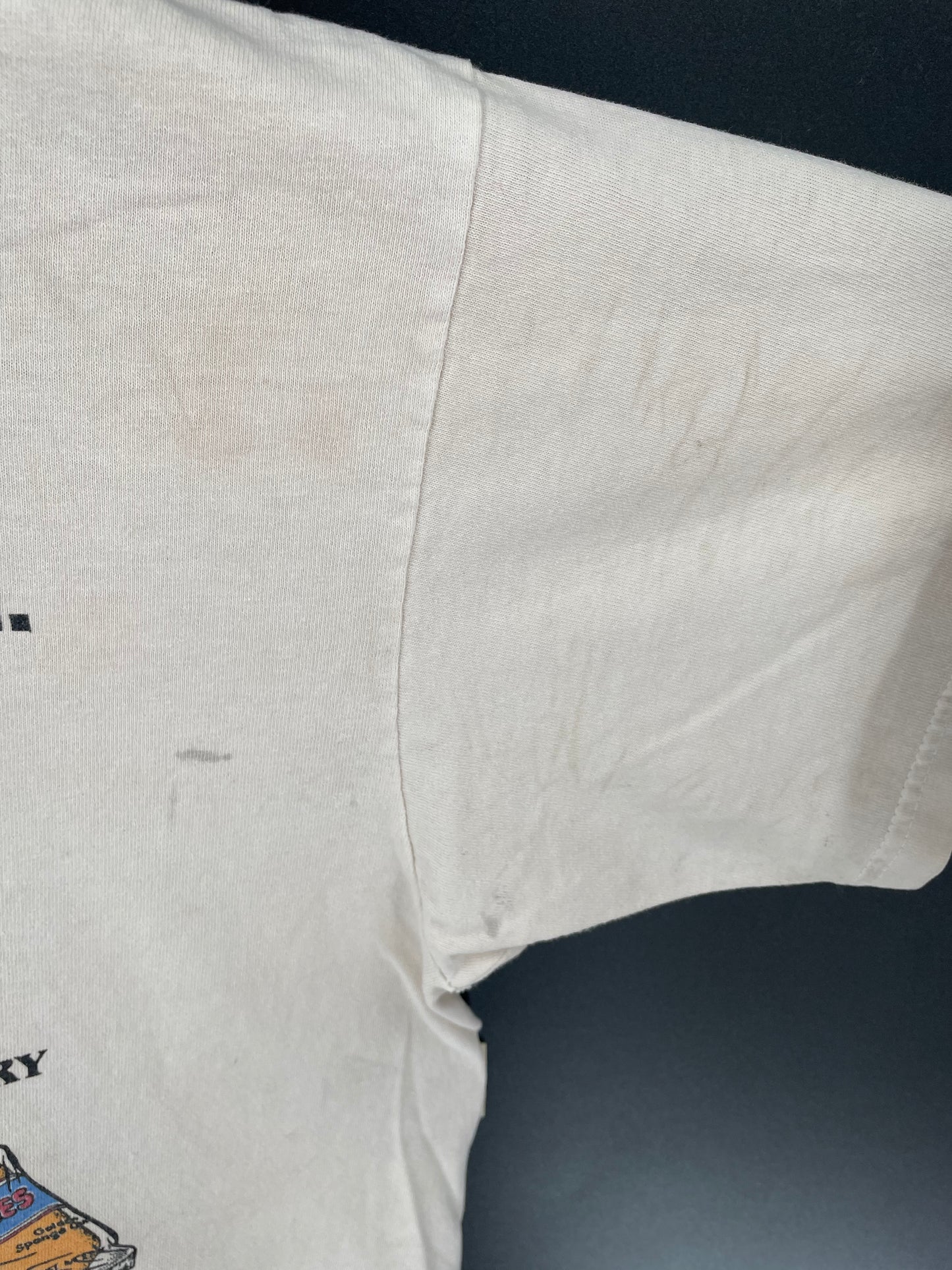 Vintage  WHAT I REALLY LEARNED IN SCHOOL Size No tag (Approx.XL) T-Shirt / K2345