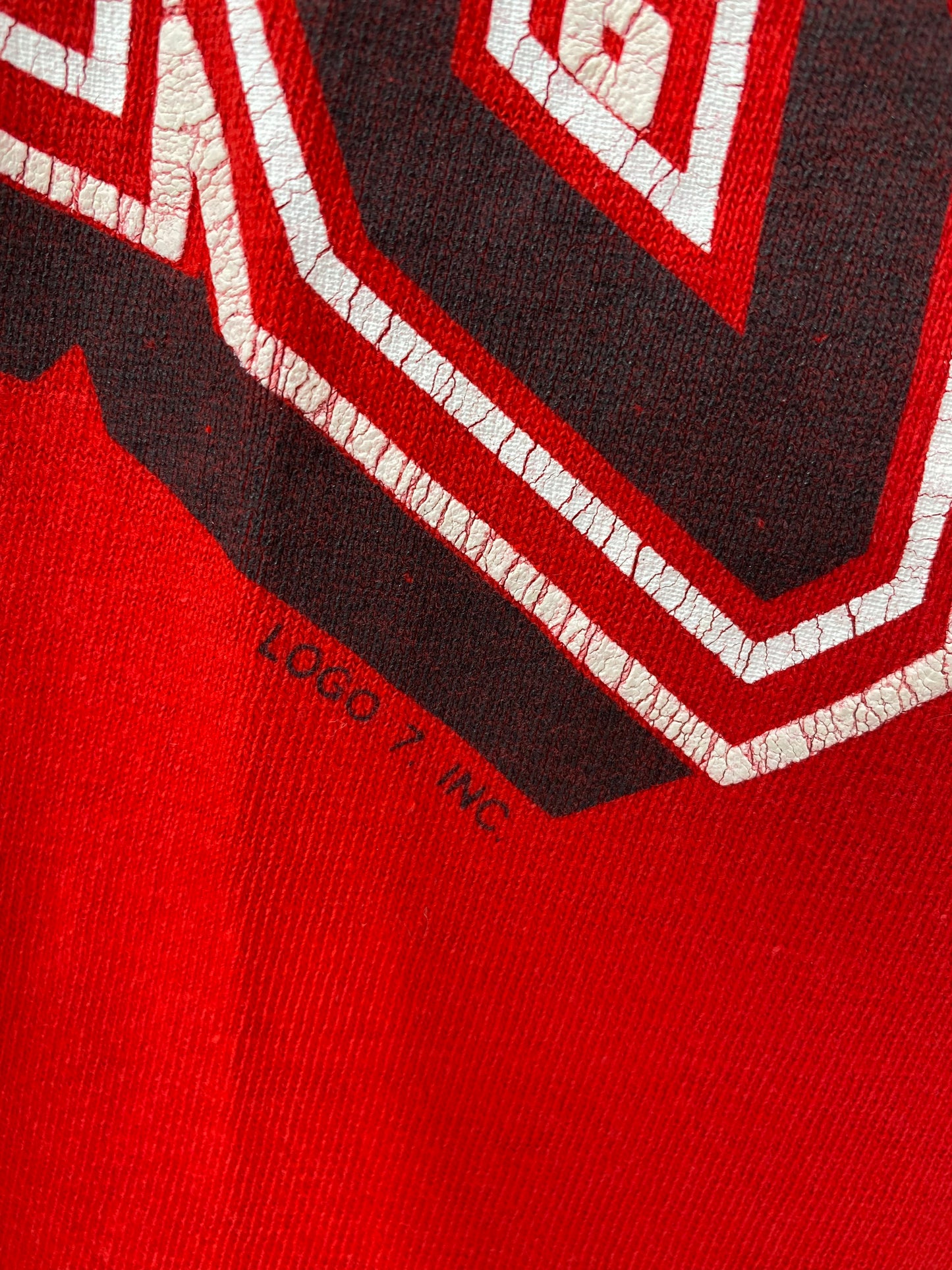 1990 CHICAGO BULLS Size XL Vintage NBA T- Shirt / K590