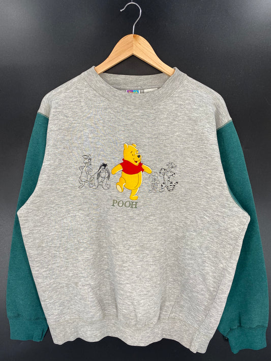 00’ DISNEY WINNIE THE POOH Size L Vintage Sweat-Shirt / K2950