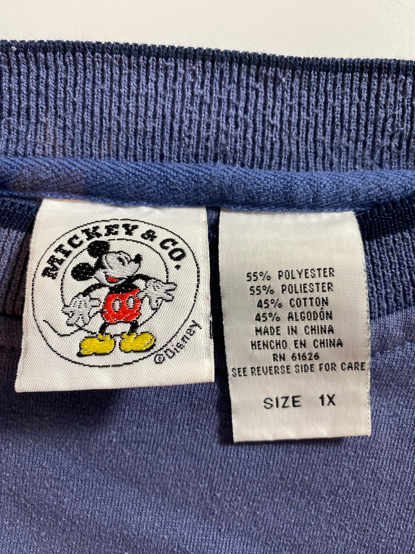 90’s DISNEY MICKEY Size XL Vintage Sweat-shirt / K2296