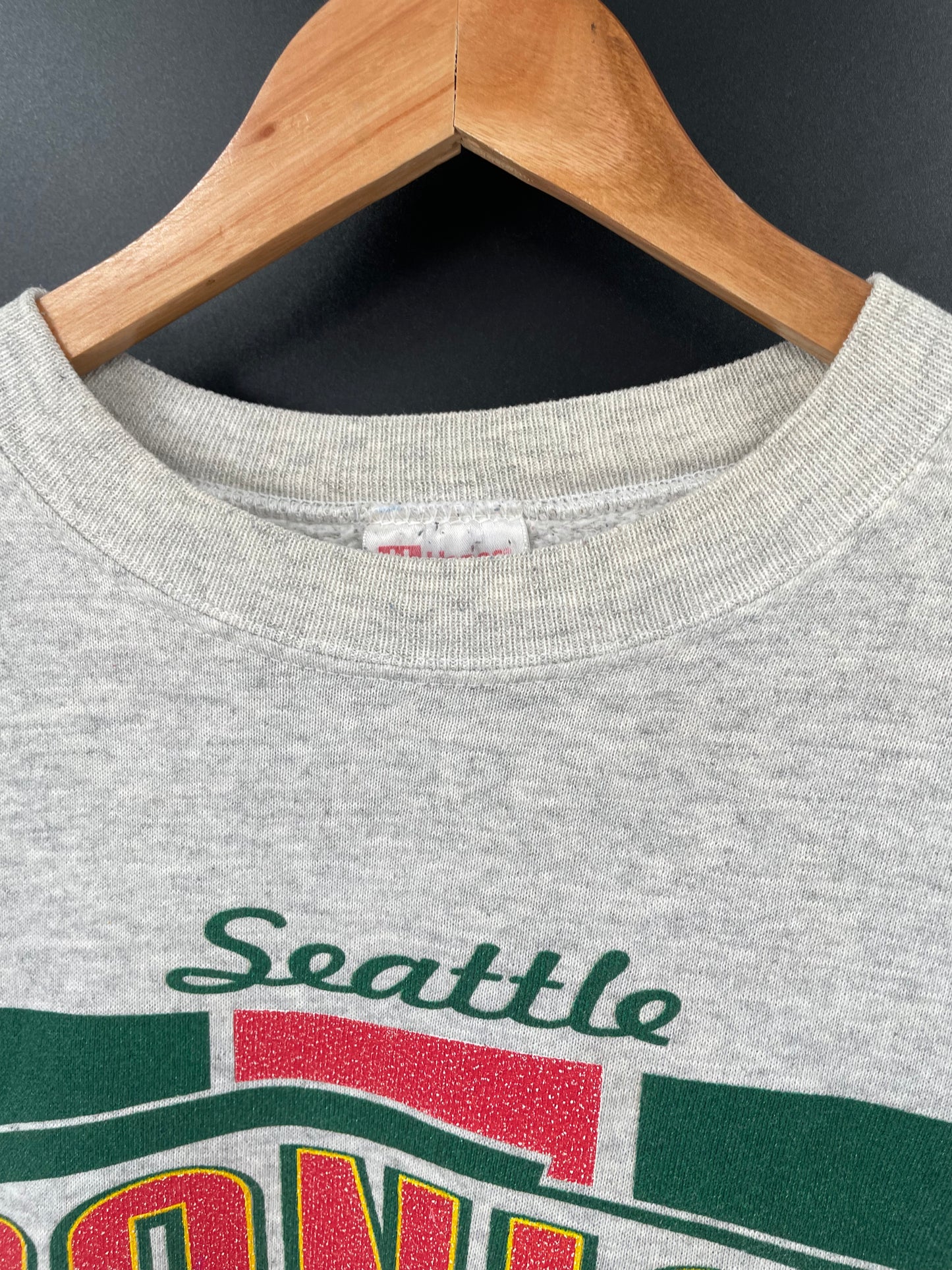 90’s Seattle Supersonics Size XL Vintage NBA Sweat-Shirts / K2181