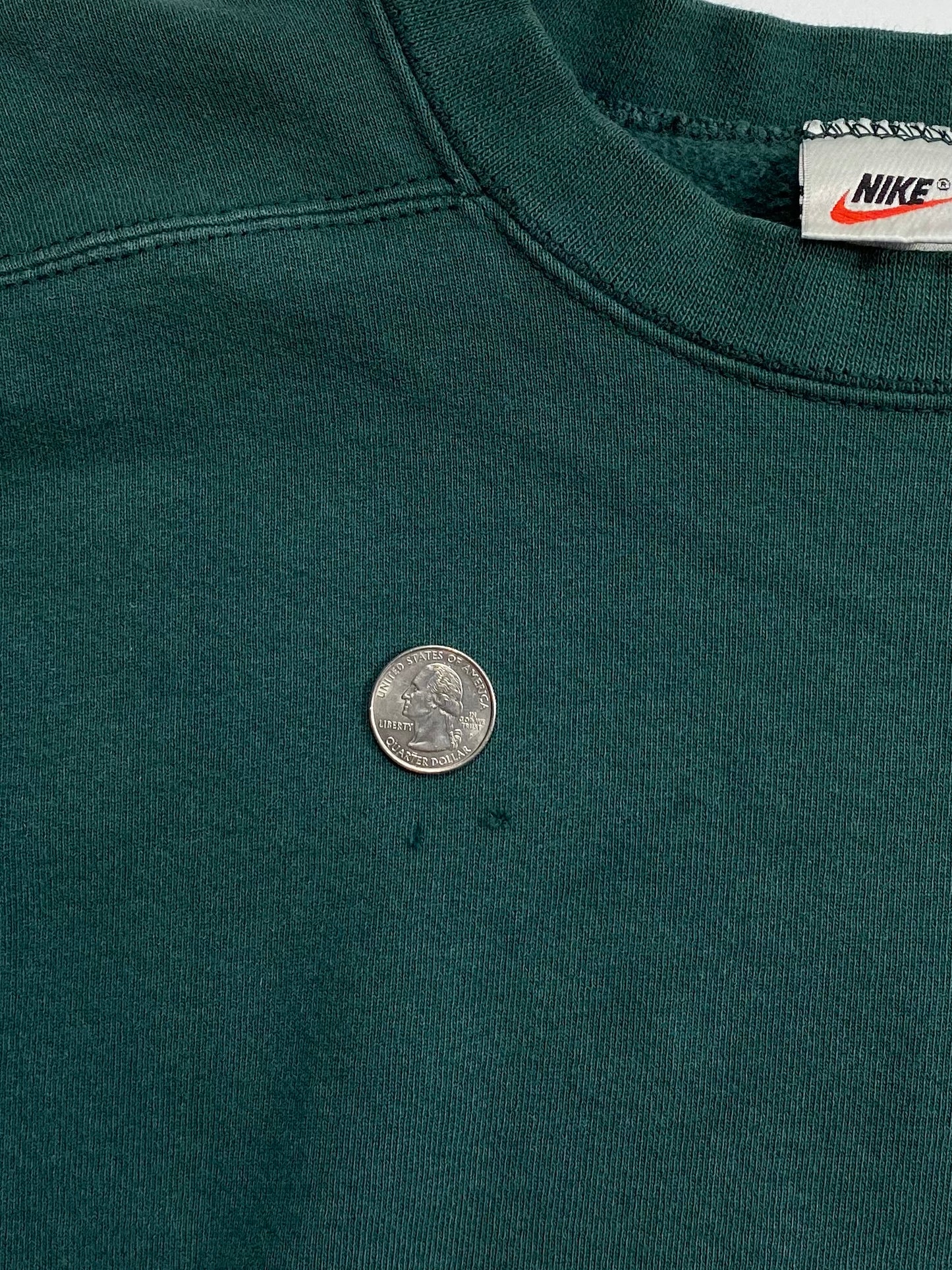 90’s NIKE Mini Swoosh Size XL Vintage Sweat-shirt / 7256