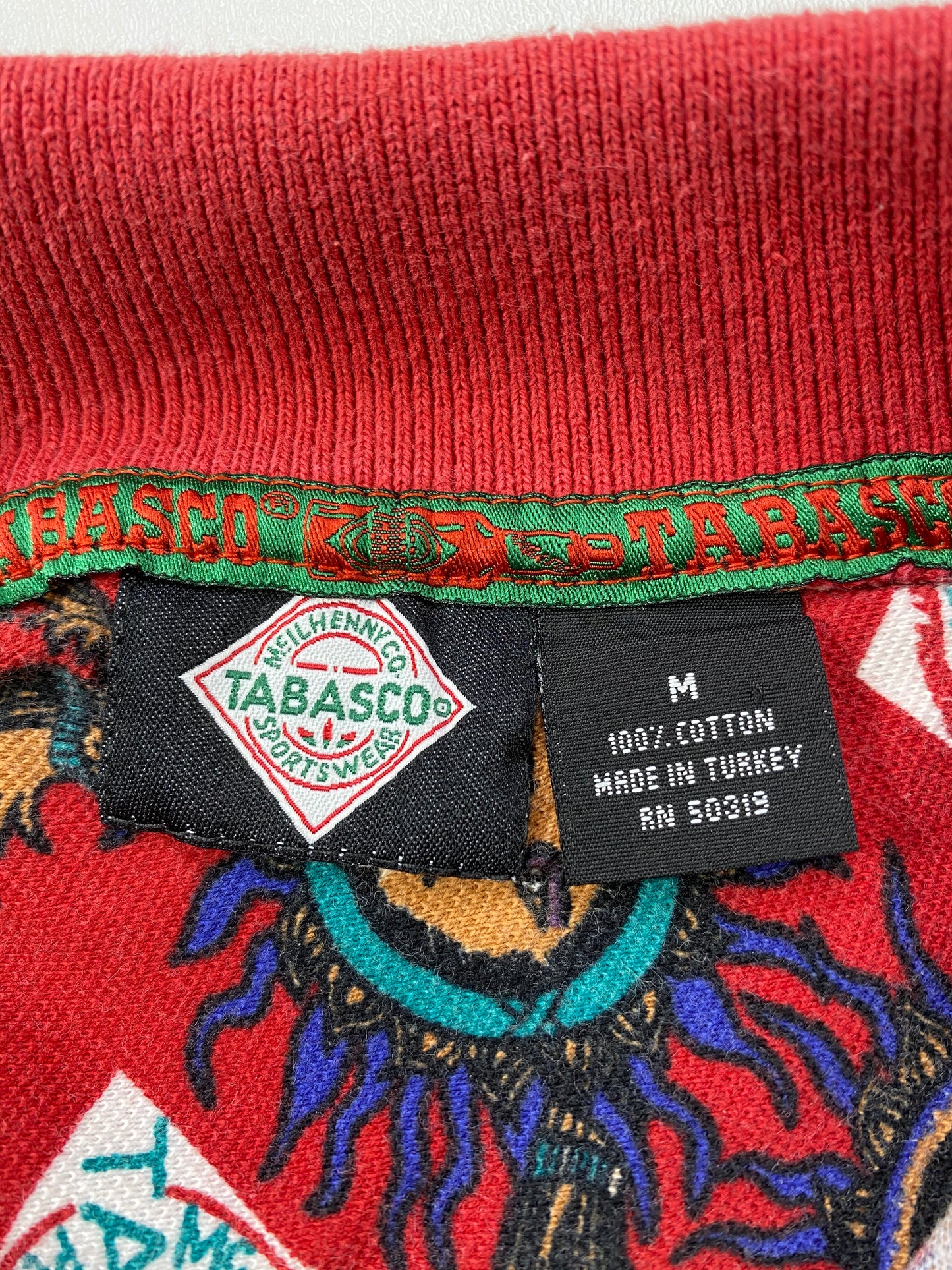 TABASCO Size M Vintage Polo-Shirts / 6089