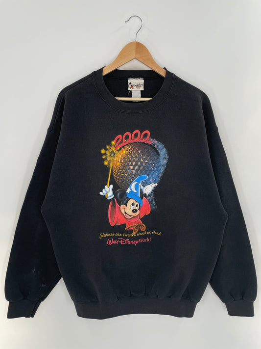 00’ WALT DISNEY WORLD Size XL Vintage Sweat-shirt / K2666
