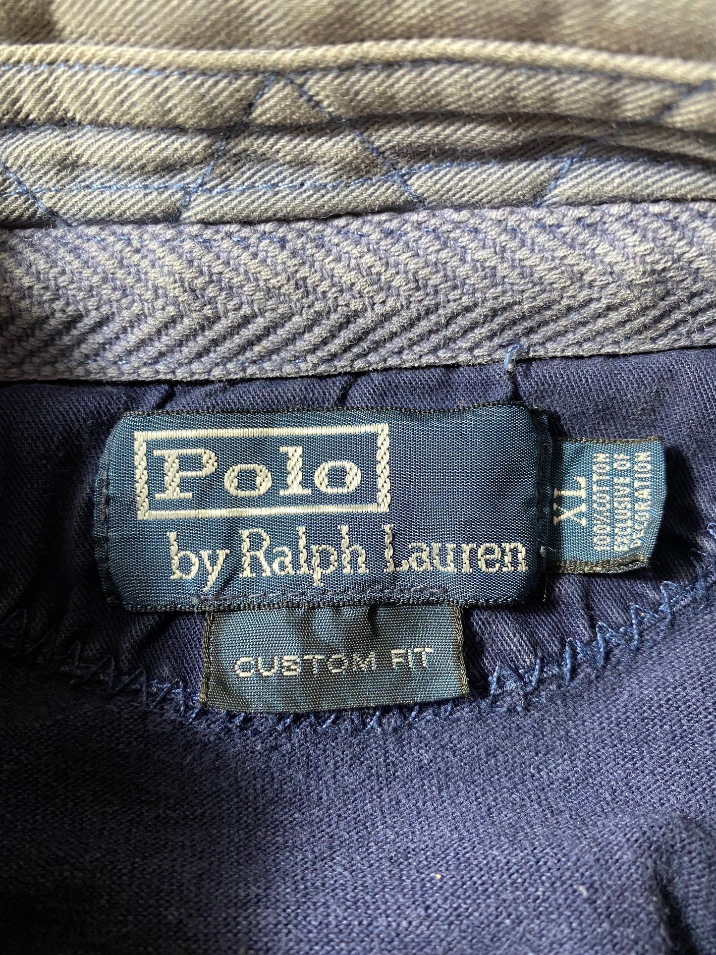 90’s POLO RALPH LAUREN Size XL Vintage Rugby-Shirt / K3883