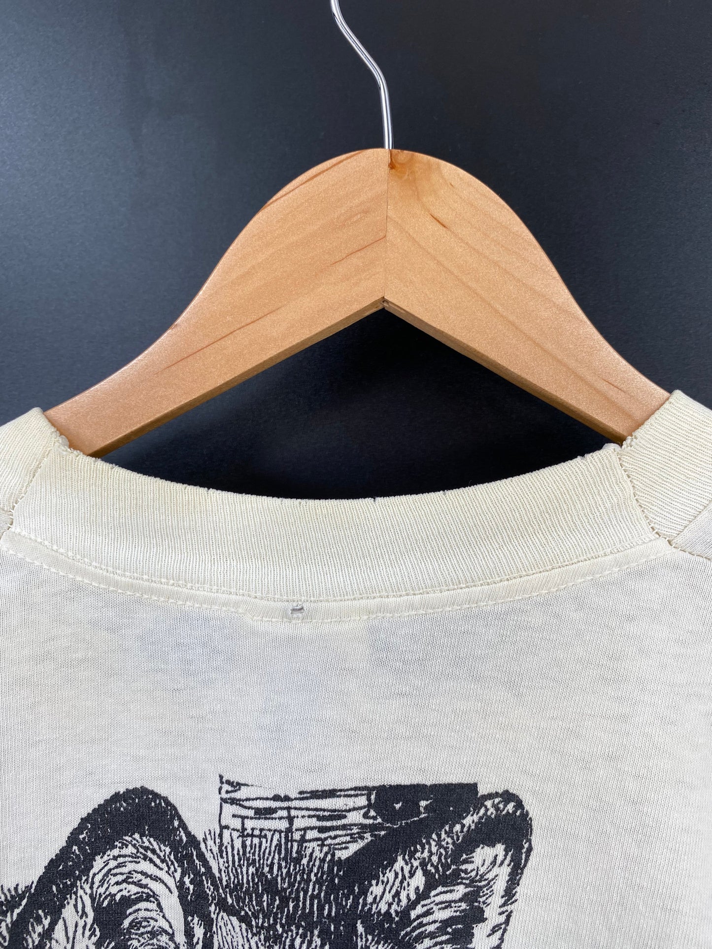 90’s BANCROFT WOLF Size L Vintage T-Shirts / A4392