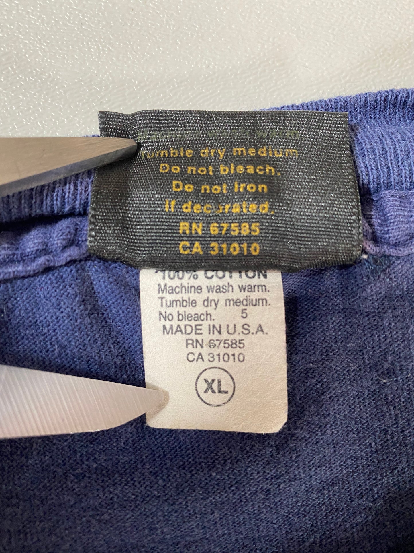 90’s SESAMI STREET ZOE Made in USA Size XL Vintage T-Shirt / 9363