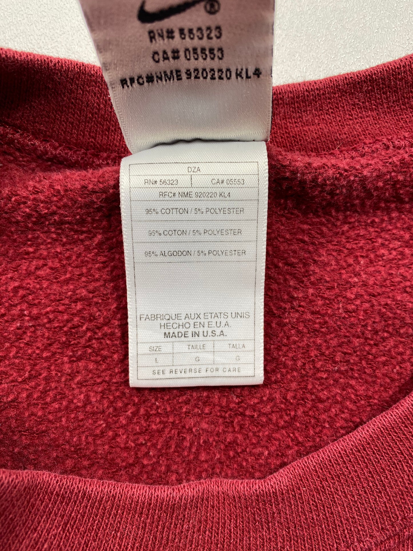 90’s NIKE MIni Swoosh Made in USA Size L Vintage Sweat - Shirts / 5857