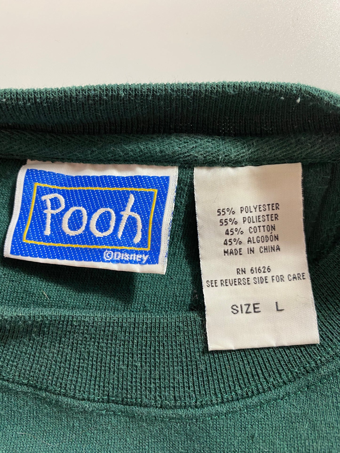 00’ DISNEY POOH Size Ladies L Vintage Sweat-shirt / K9399