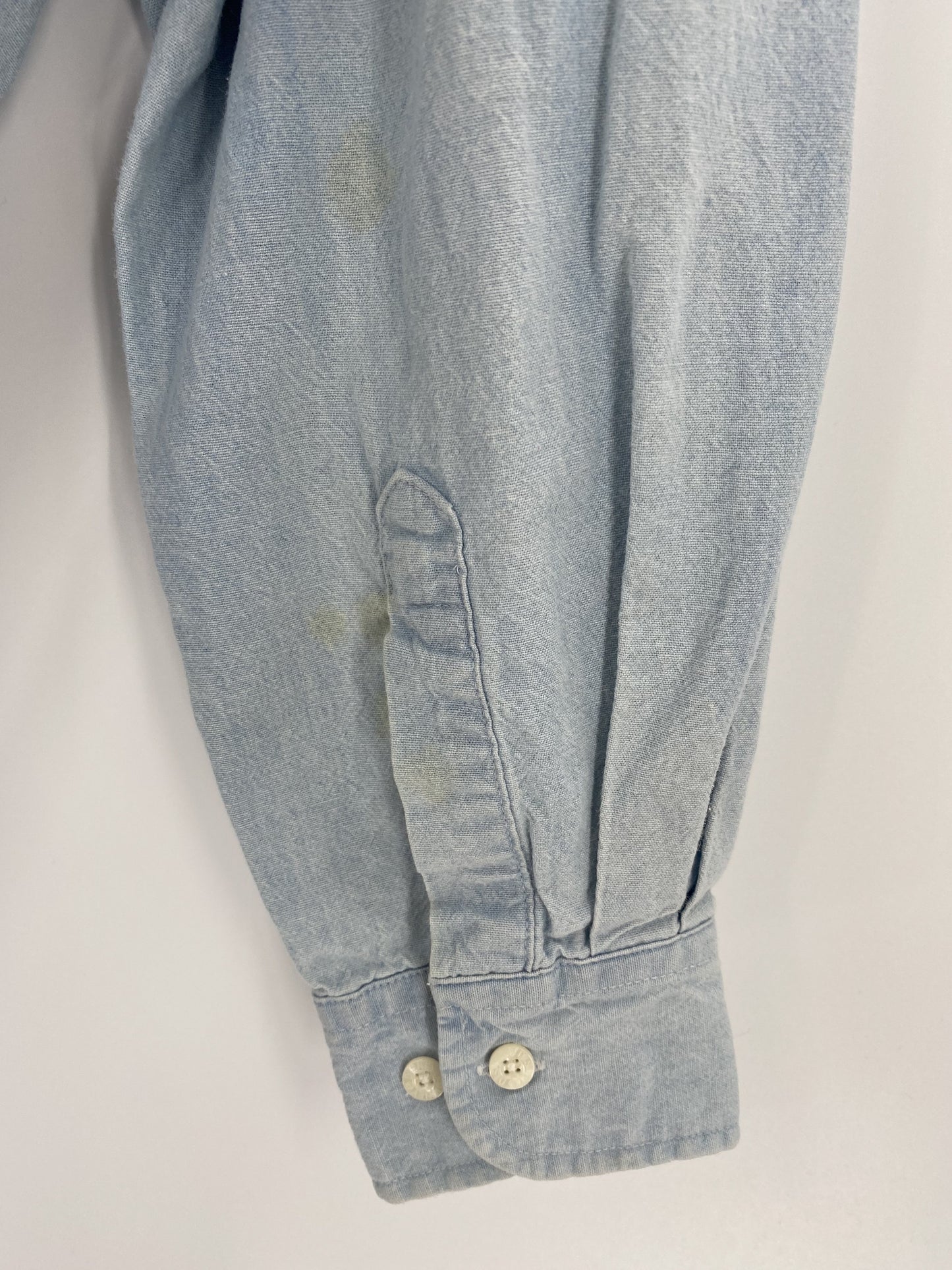 00’ DISNEY POOH Size XXL Vintage Button Down Long Sleeve Shirt / K6105