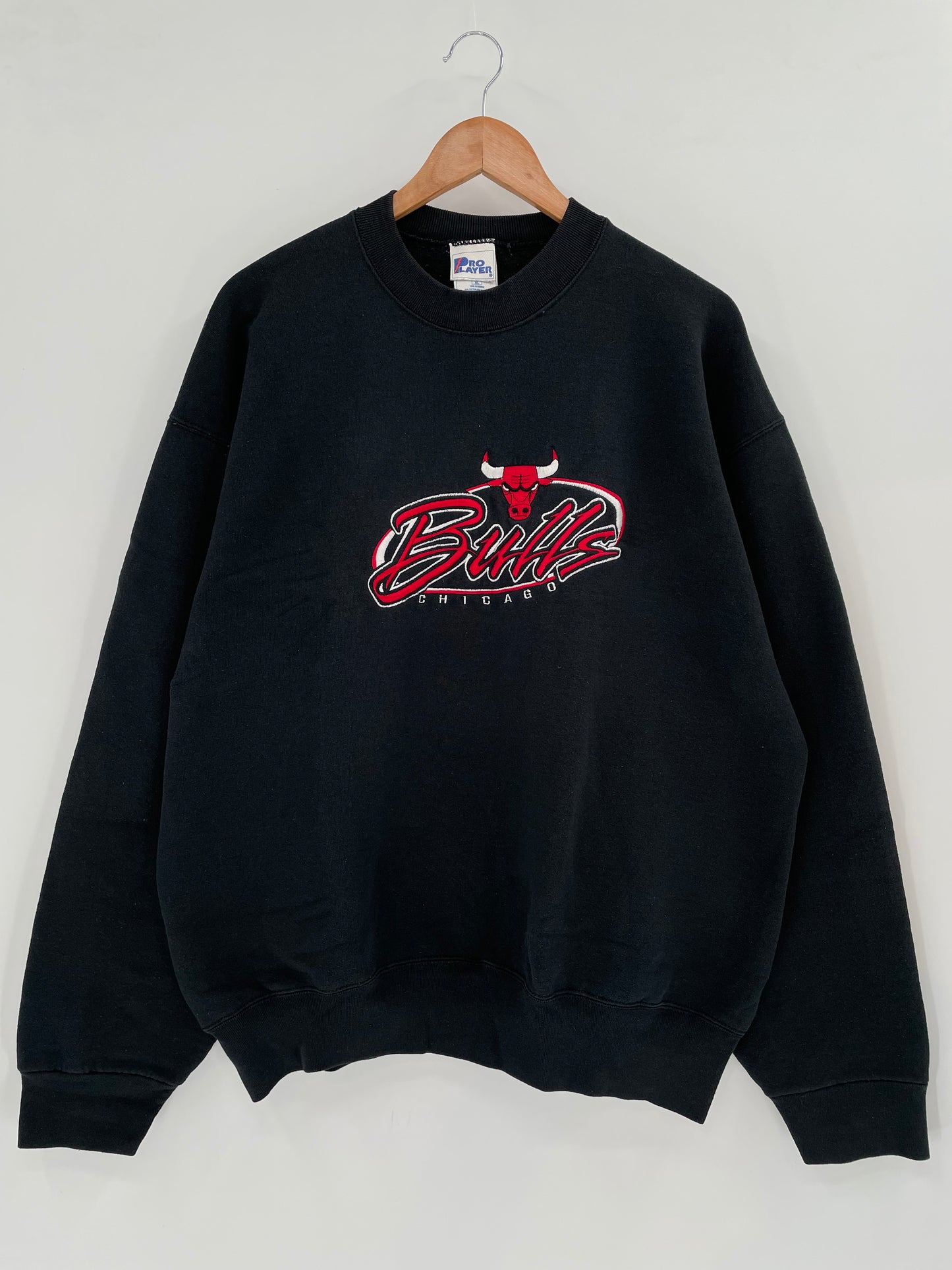 90's CHICAGO BULLS MADE IN USA Size XL Vintage NBA Sweat-Shirts / K2033