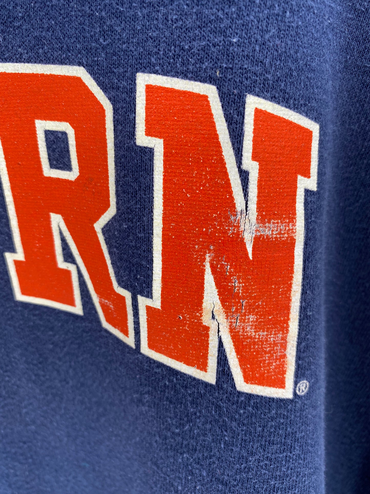 00’ NIKE AUBRN Size M Vintage Hoodie Sweatshirt / 9990