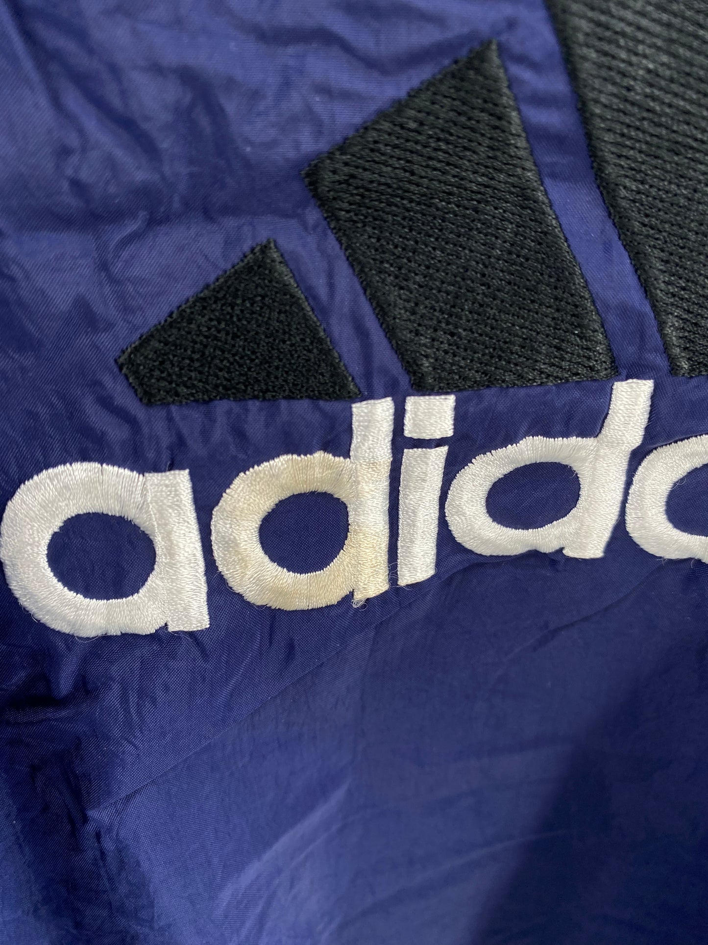 90’s ADIDAS Size XL Nylon-Pullover Jacket / K4066