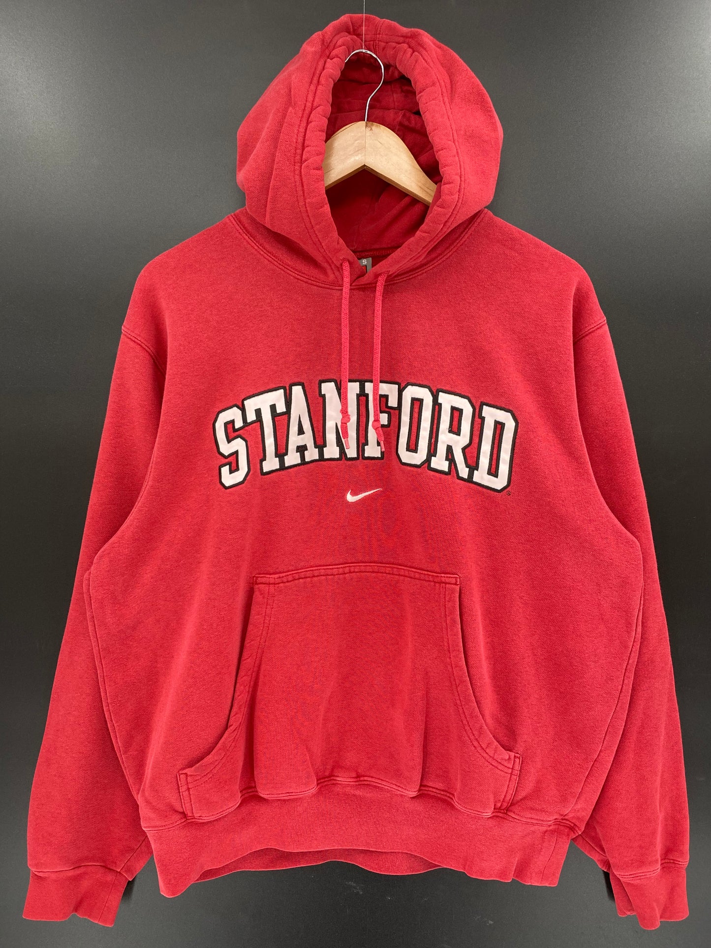 00' NIKE STANFORD Size S Vintage Hoodie Sweat-Shirt / K3782