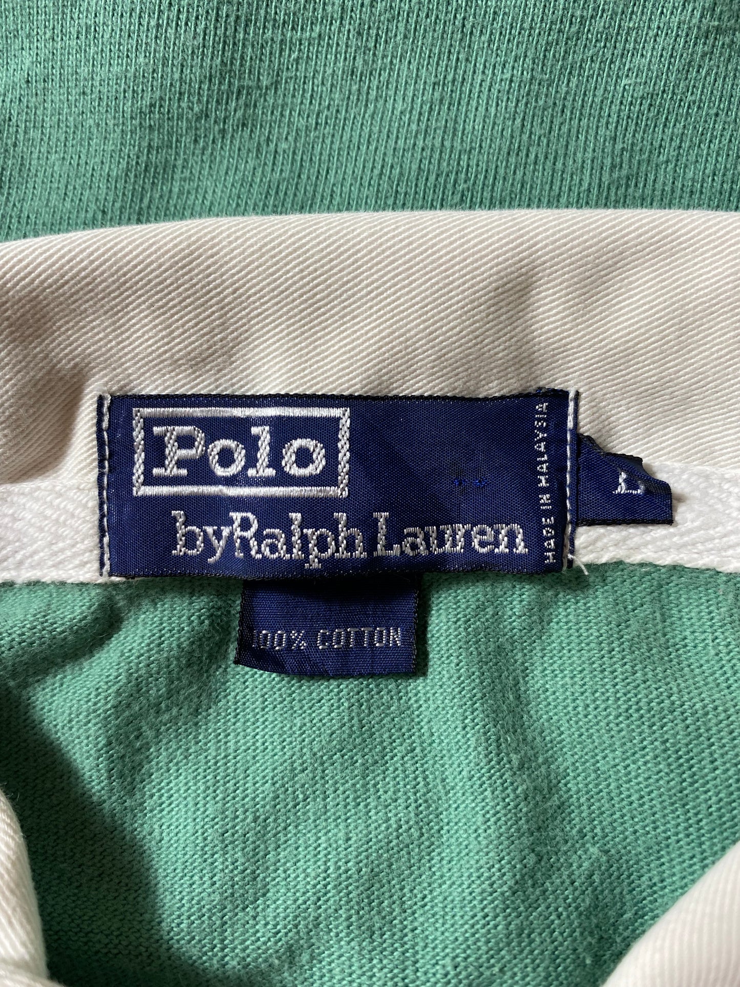 90’s POLO RALPH LAUREN Size L Vintage Rugby-Shirt / K2037