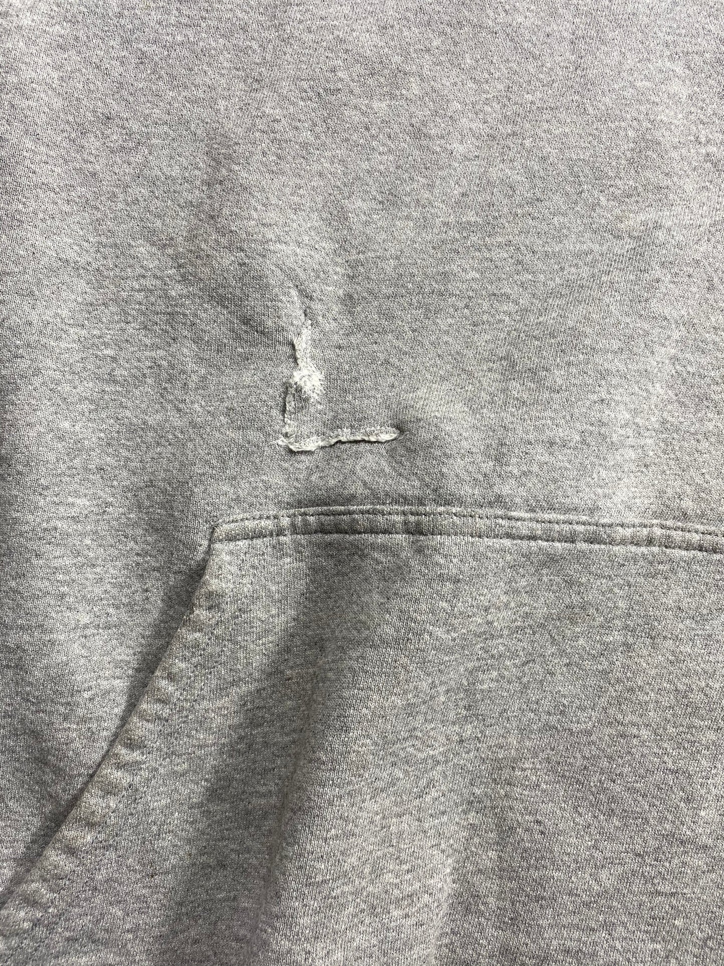 90’s NIKE Center Swoosh Size XXL Damaged Vintage Hoodie Sweat-shirt / 7053
