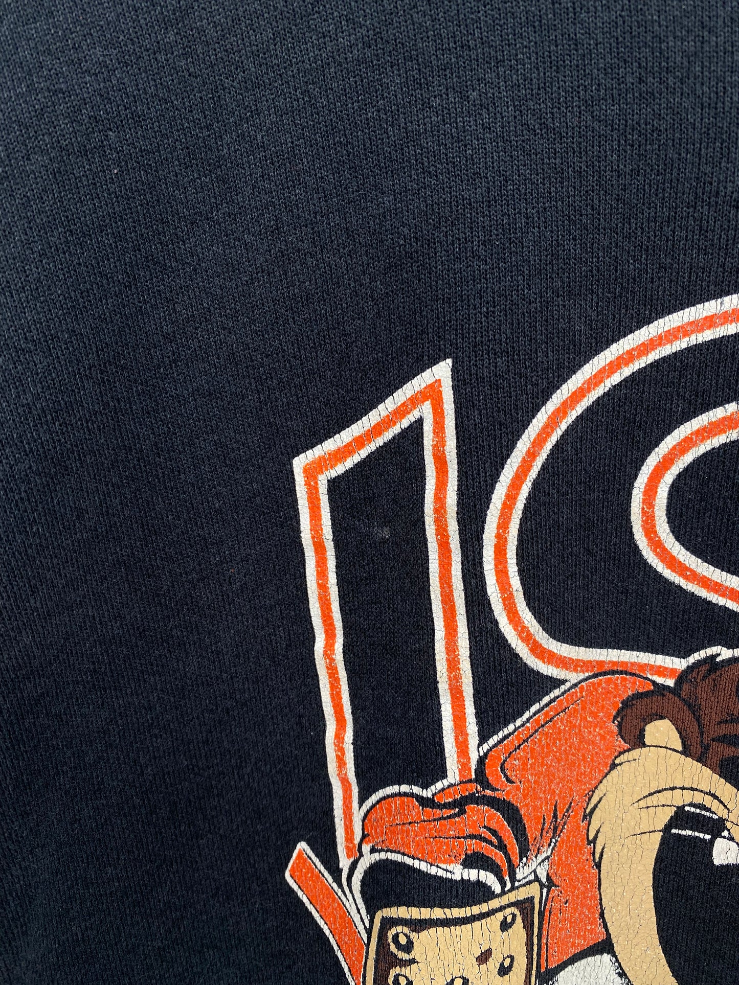 1990’ LOONEY TUNES TAZ x PHILADELPHIA  FLYERS Size No Tag(Approx.XXL) Vintage NHL Sweat-shirt / K2354