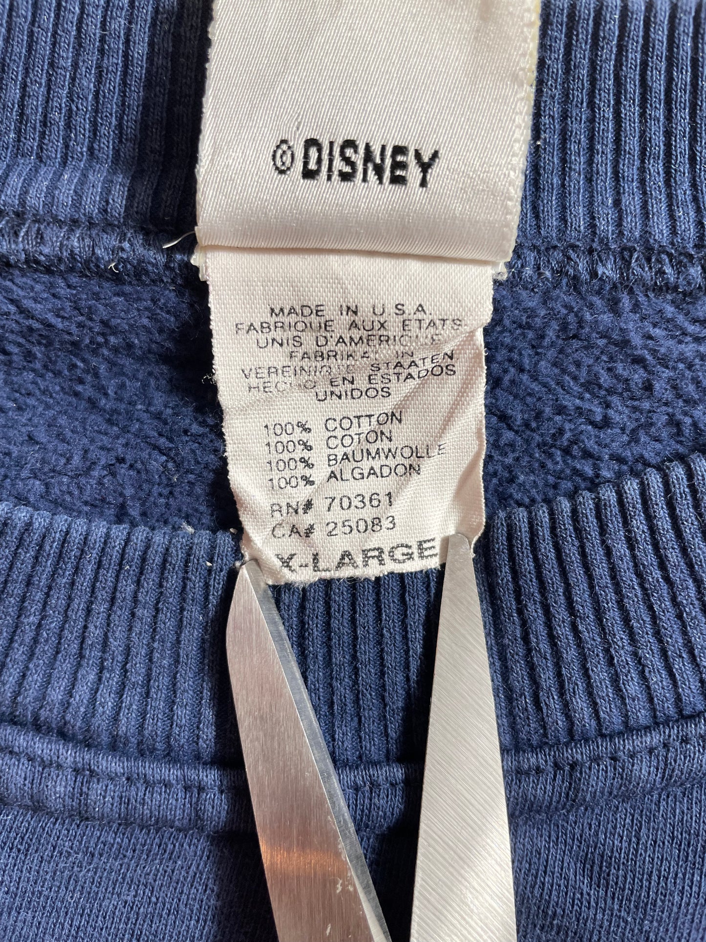 00’ DISNEY POOH Made in USA Size XL Vintage Sweat-shirt / K1712
