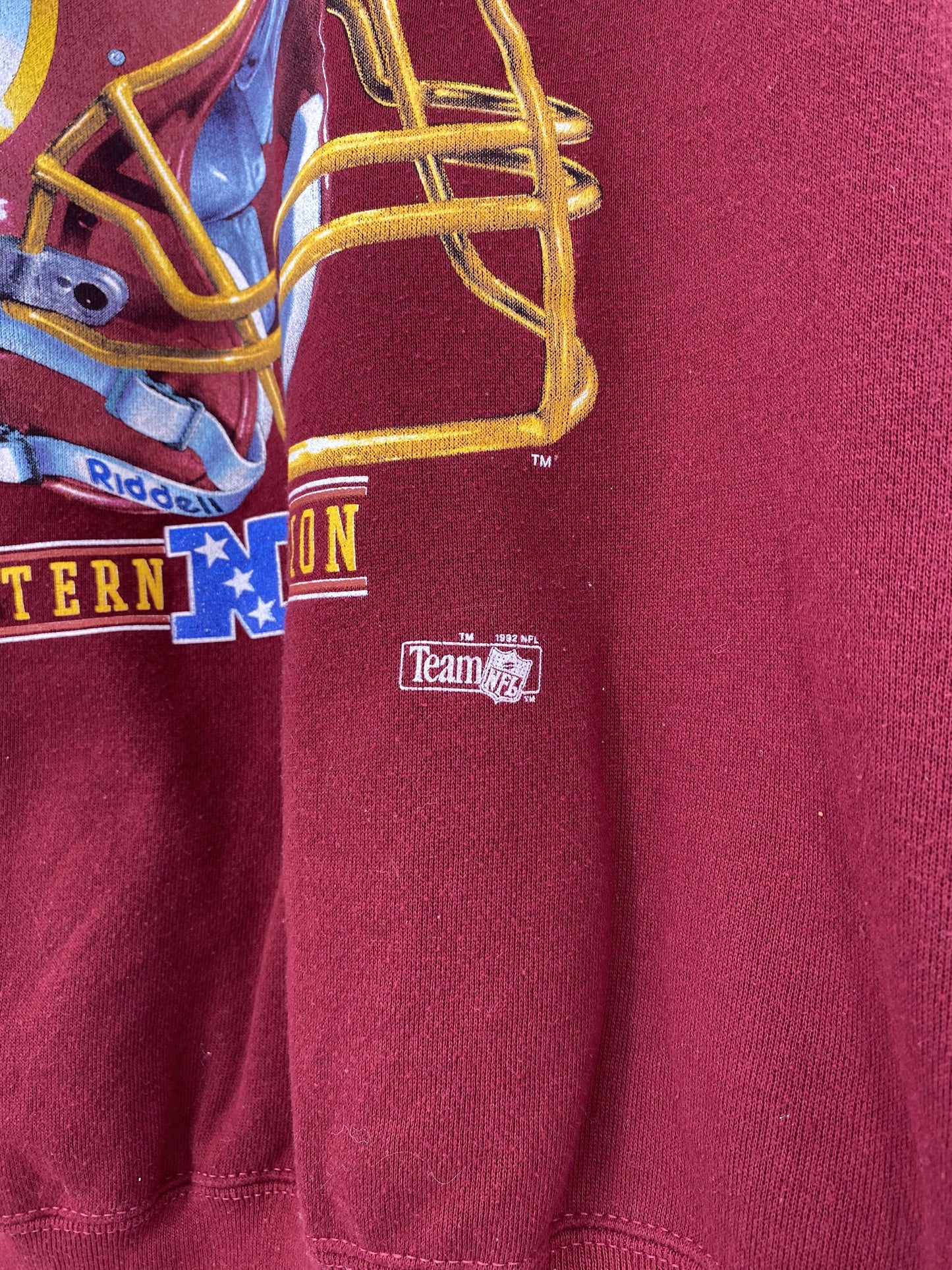 90’s WASHINGTON REDSKINS Made in USA Size XL Vintage NFL Sweat-Shirts / K6556