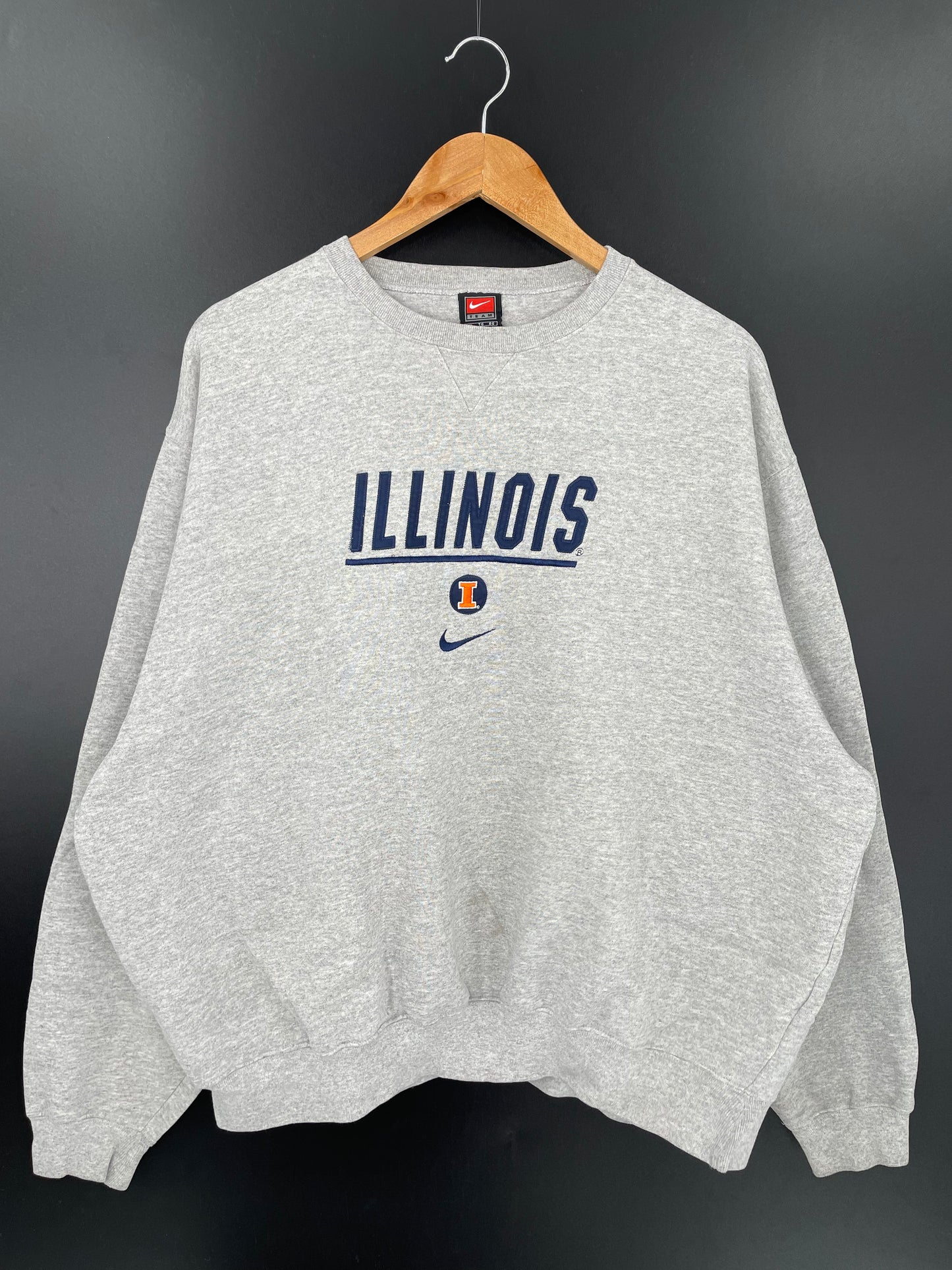 00’ ILLINOIS Size XL Vintage Sweat-shirt / K1725