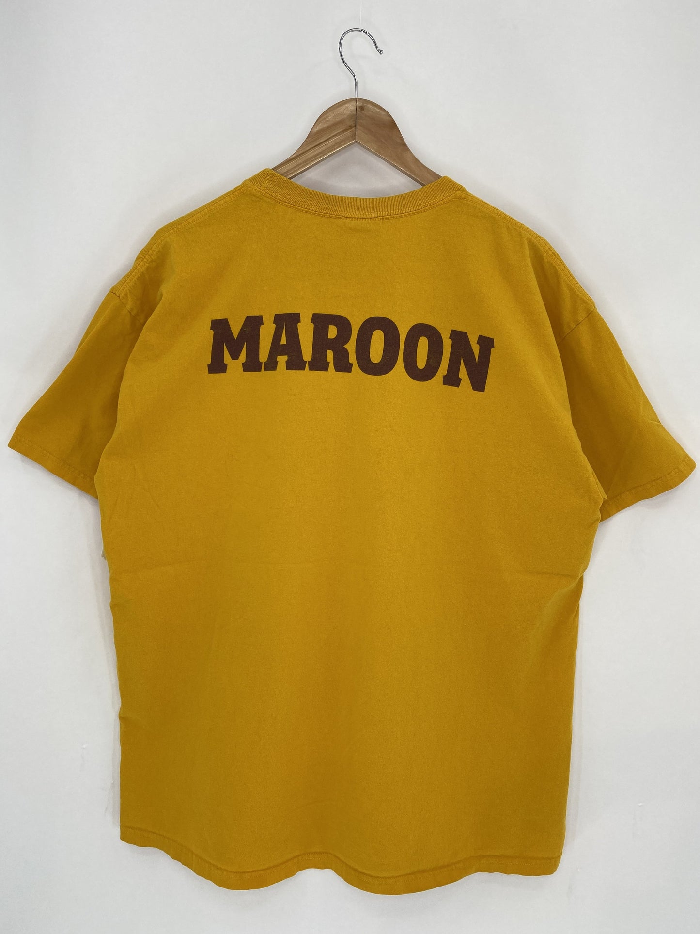 00’ NIKE GOLD Size XL Vintage College T-shirt / K6332