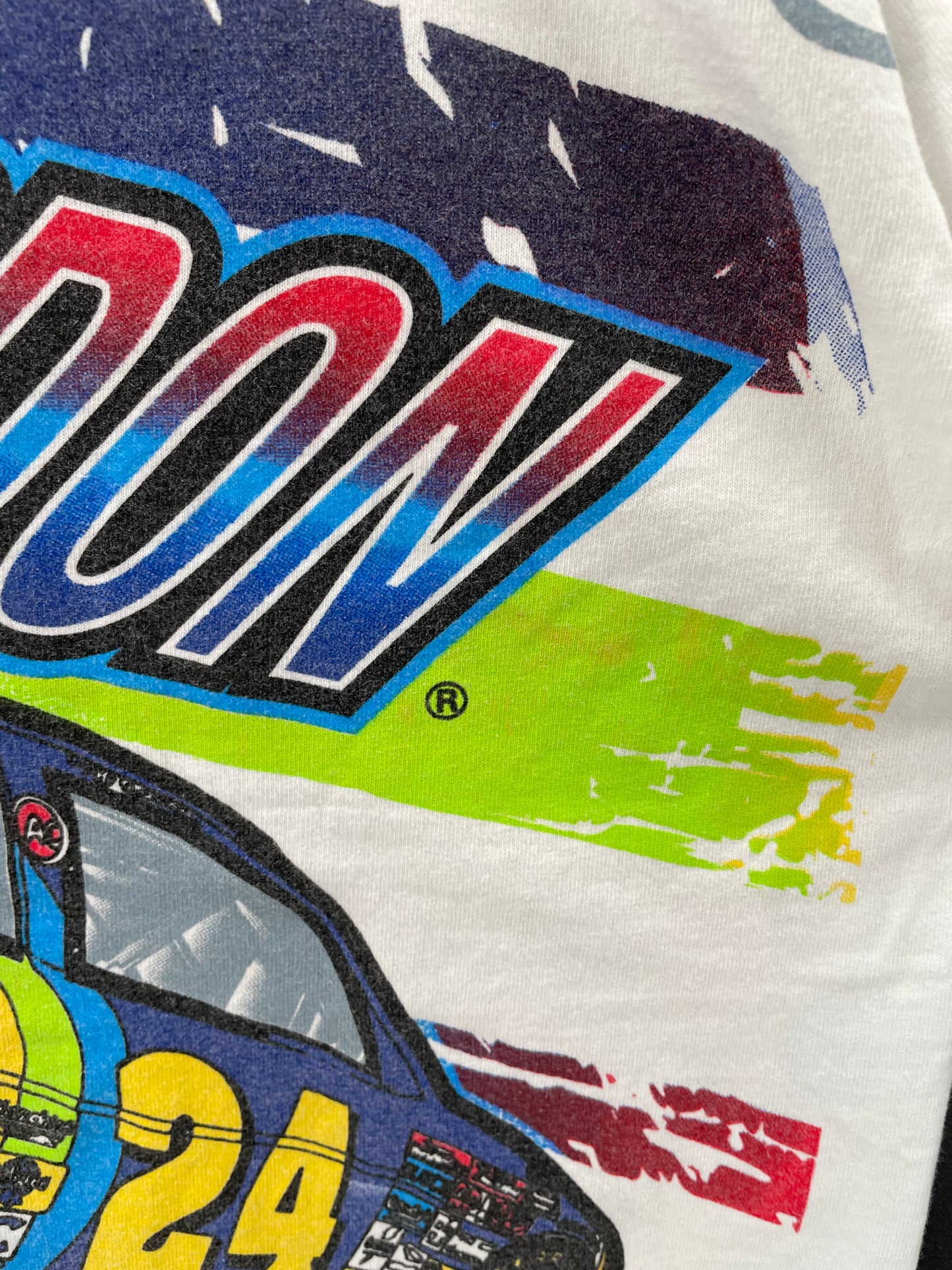 1995 NASCAR WINSTON CUP MADE IN USA Size XL Vintage Racing T-Shirt / K3428