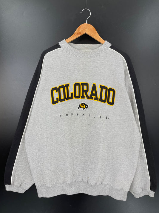 00’ COLORADO BUFFALOES Size XL Vintage Sweat-Shirts / K2538