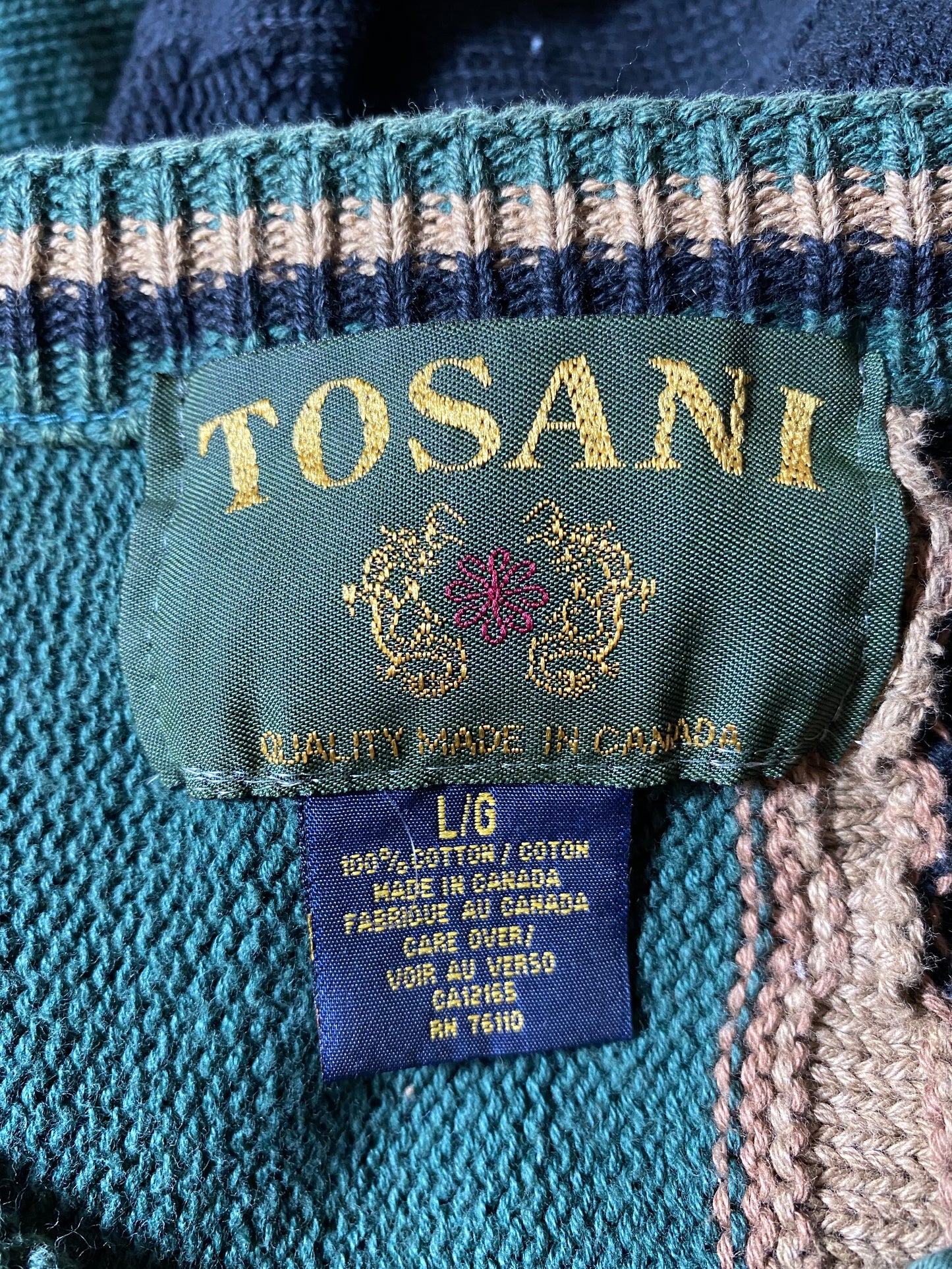 Vintage 3D COOGI- Style Size L Knit Sweater / K3863