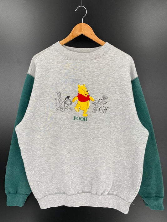 00’ DISNEY POOH Size XL Vintage Sweat-shirt / A2848