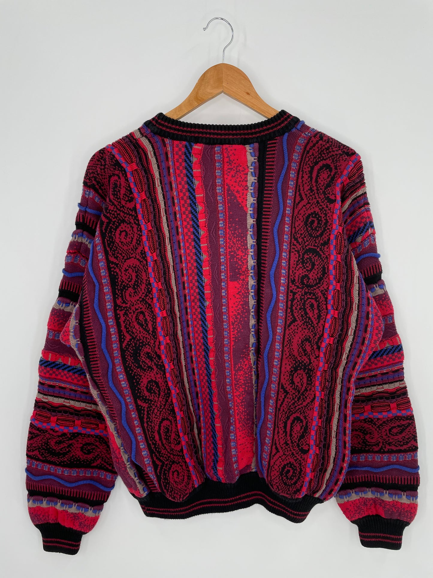 Vintage 3D COOGI- Style Size M Wool Knit Sweater / K999