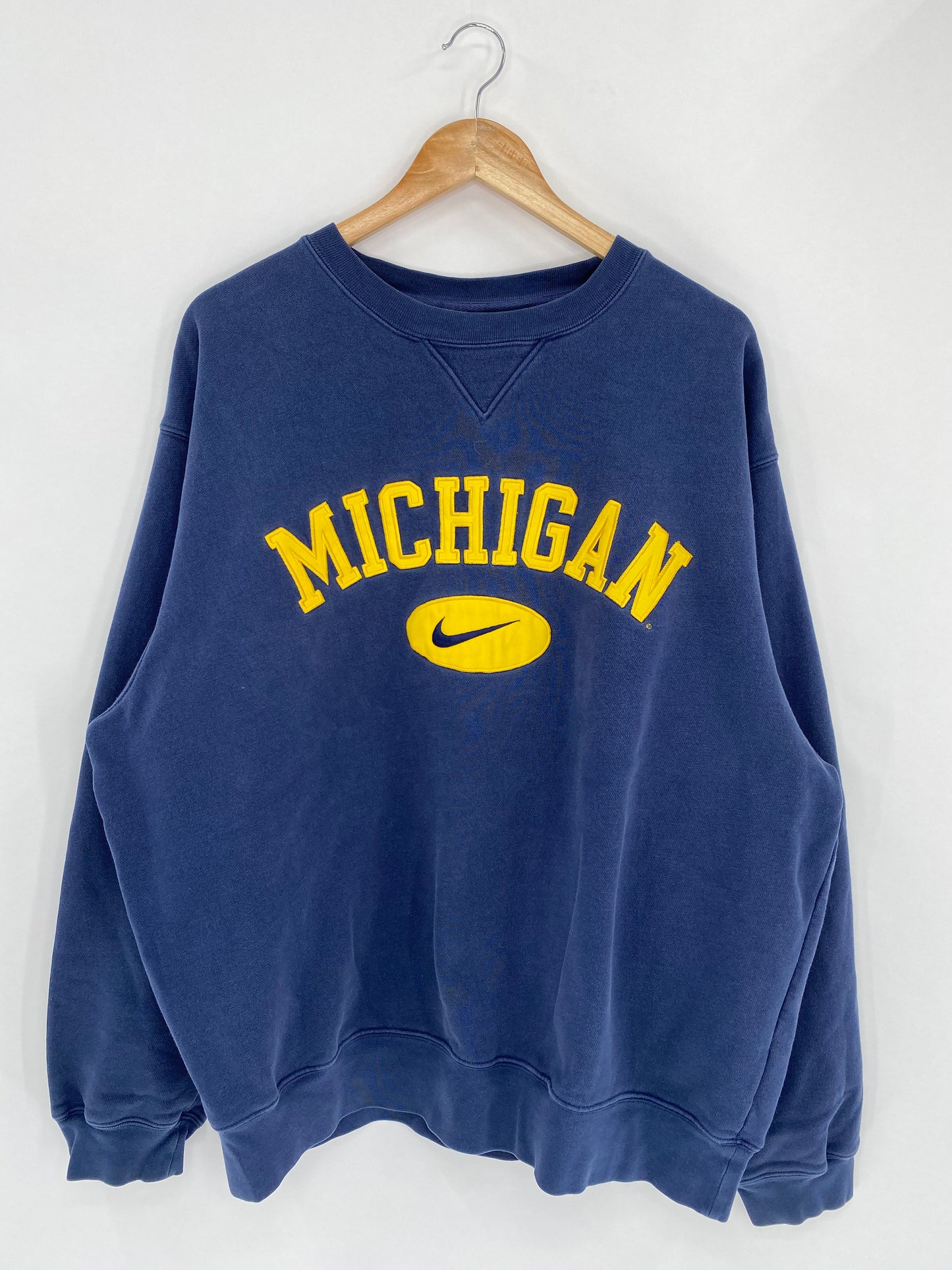 00’ NIKE MICHIGAN Size L Vintage Sweat-Shirt / 5457
