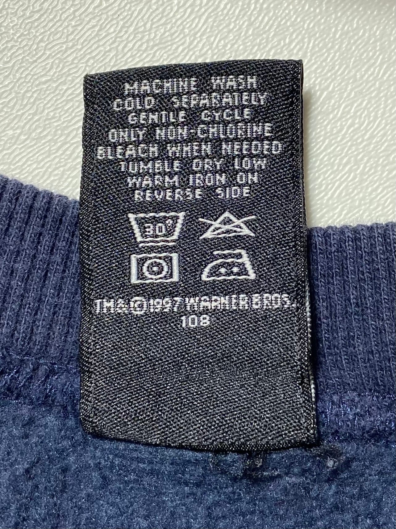 1997 WARNER BROS. LOONEY TUNES Size XL Vintage Sweat-shirt / 8789