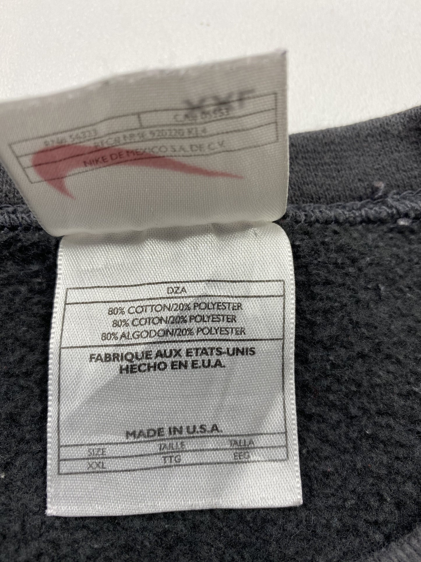 90’s NIKE Mini Swoosh Made in USA Size XXL Vintage Sweat - Shirts / K5073