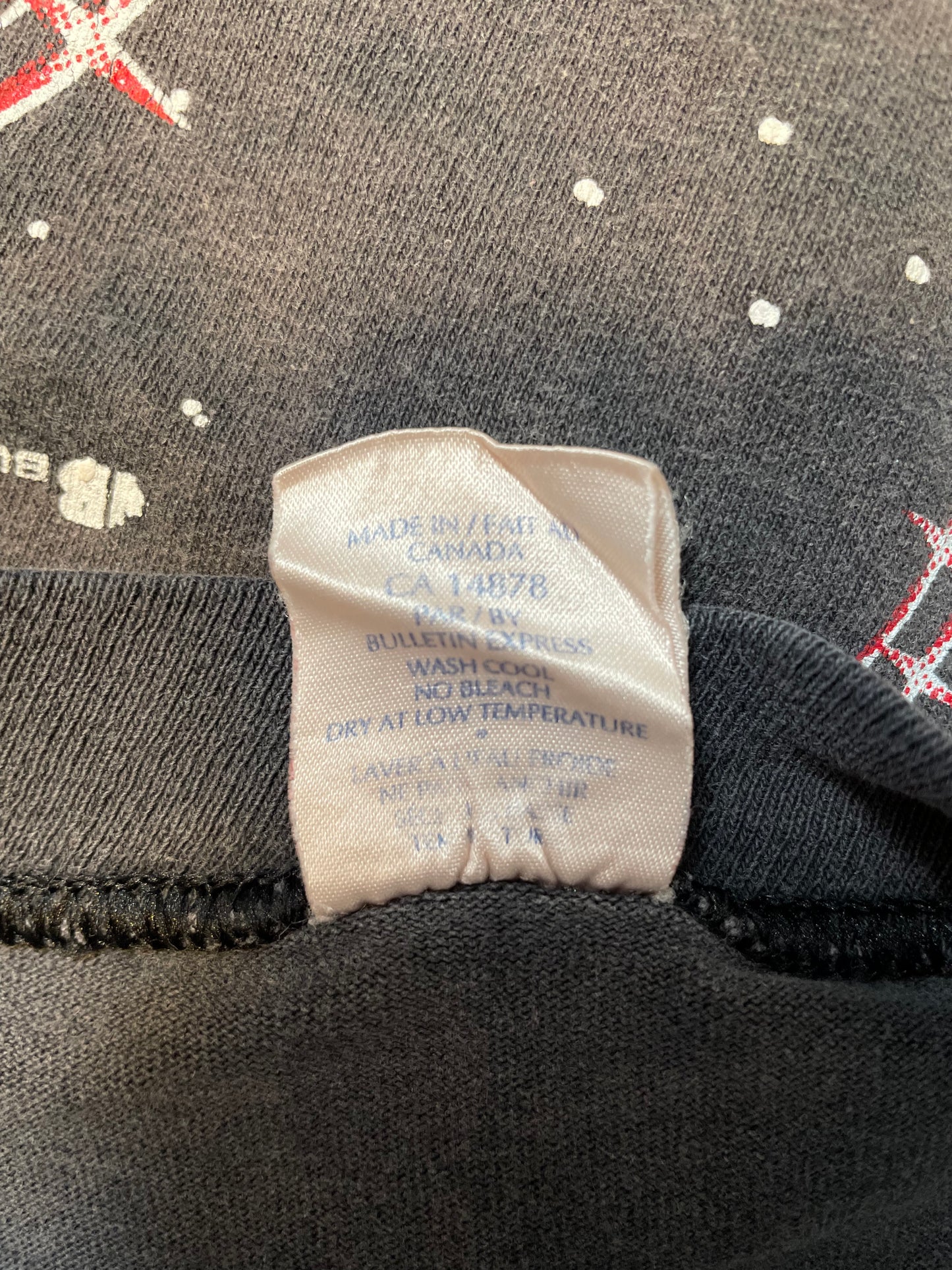 1994’ MONTREAL CANDIENS Size One Size (Approx.XL) Vintage NHL T- Shirt / K2900