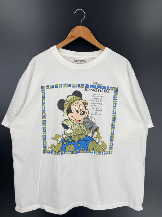 00’ DISNEY ANIMAL KINGDOM Made in USA Size XXL Vintage T-Shirts / A1404