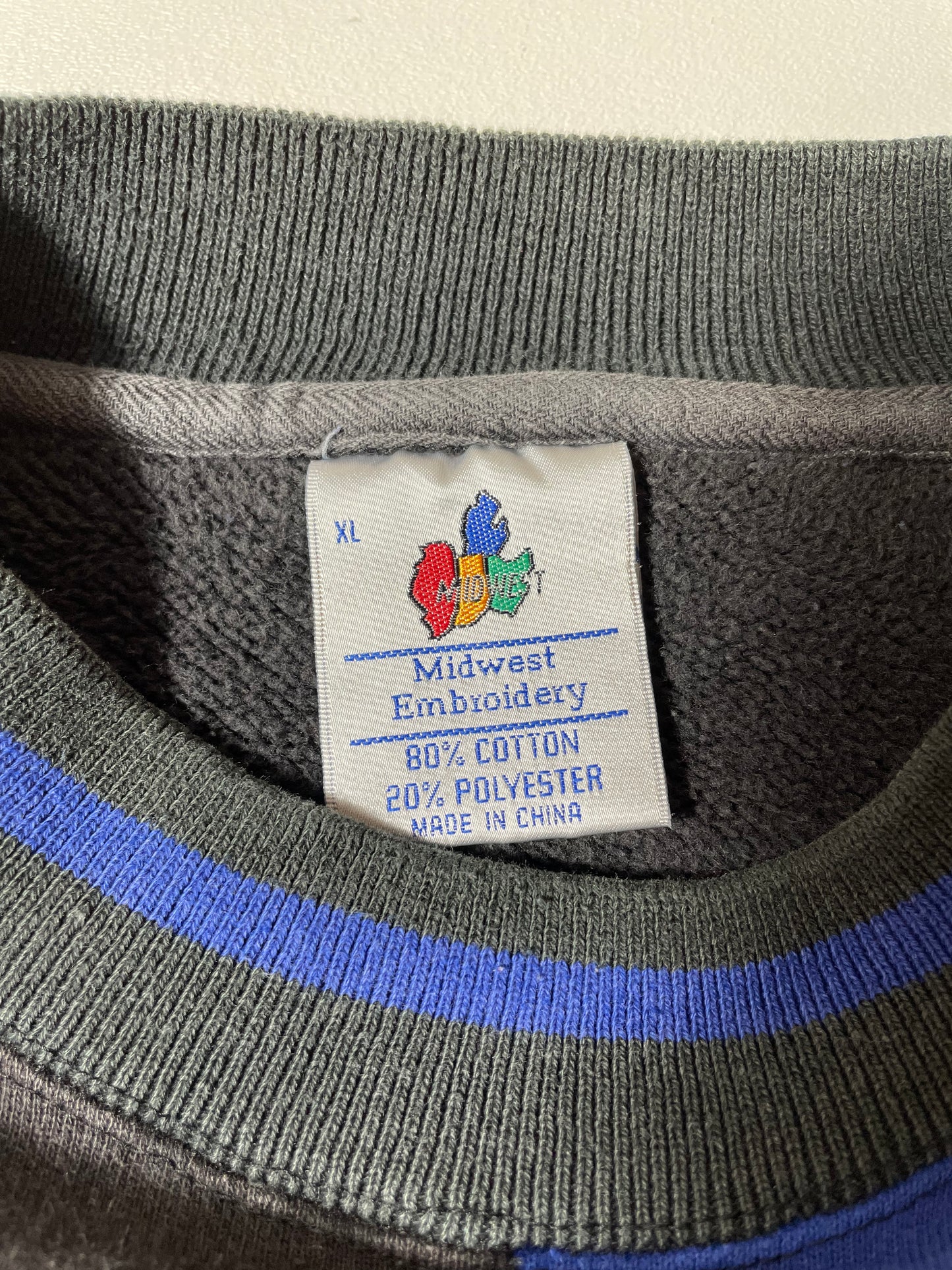 90’s MIDWEST University Of Kansas Size XL Vintage Sweat-shirt / K1447