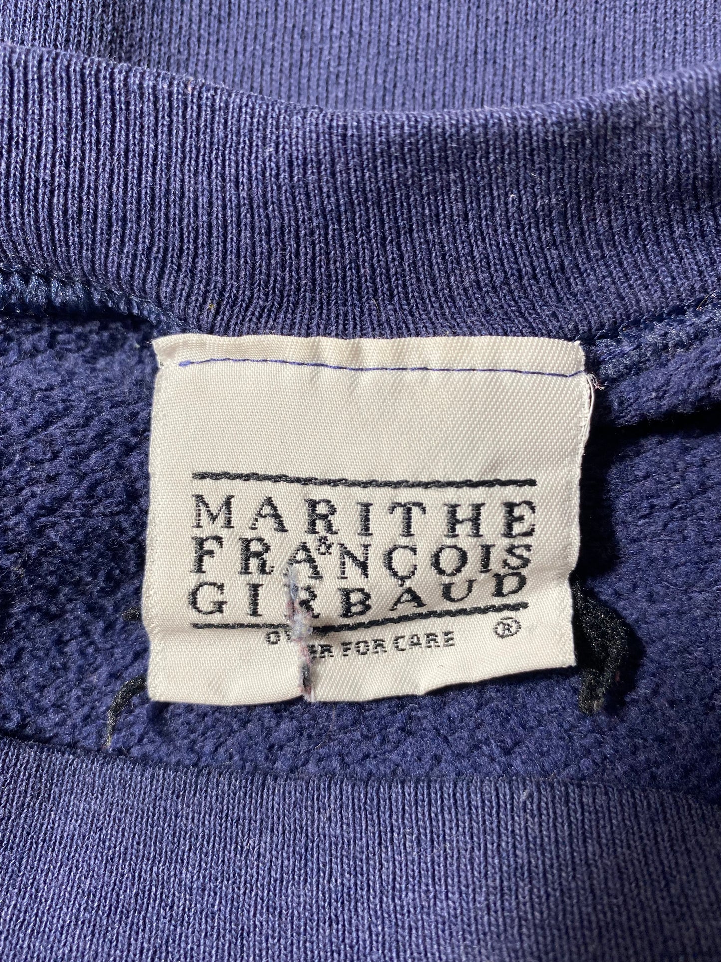 Vintage MARITHE+FRANCOIS Made in USA Size XL Sweat-Shirt / K4031