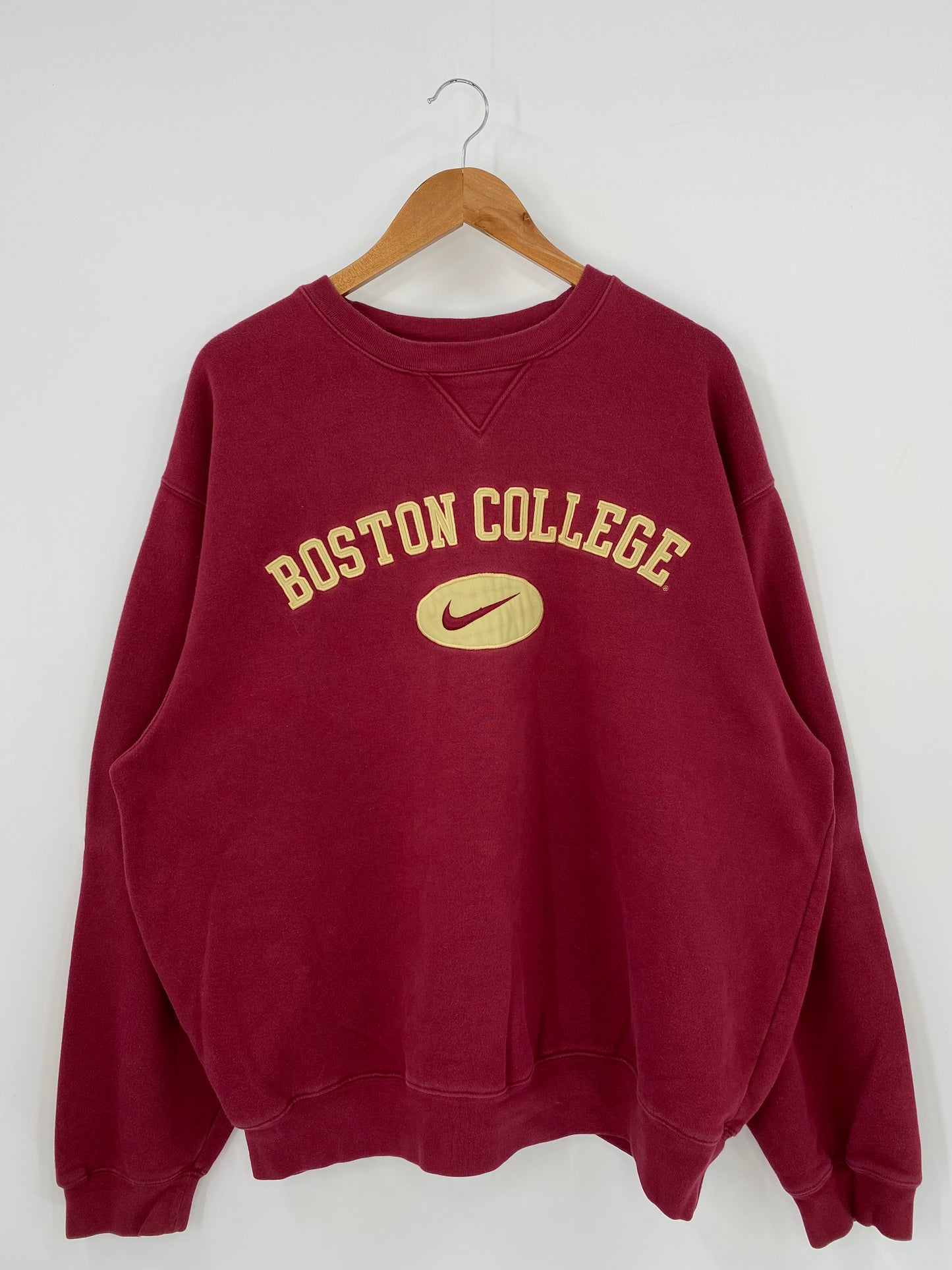 00' NIKE BOSTON COLLEGE Size L Vintage Sweat-Shirt / K3731