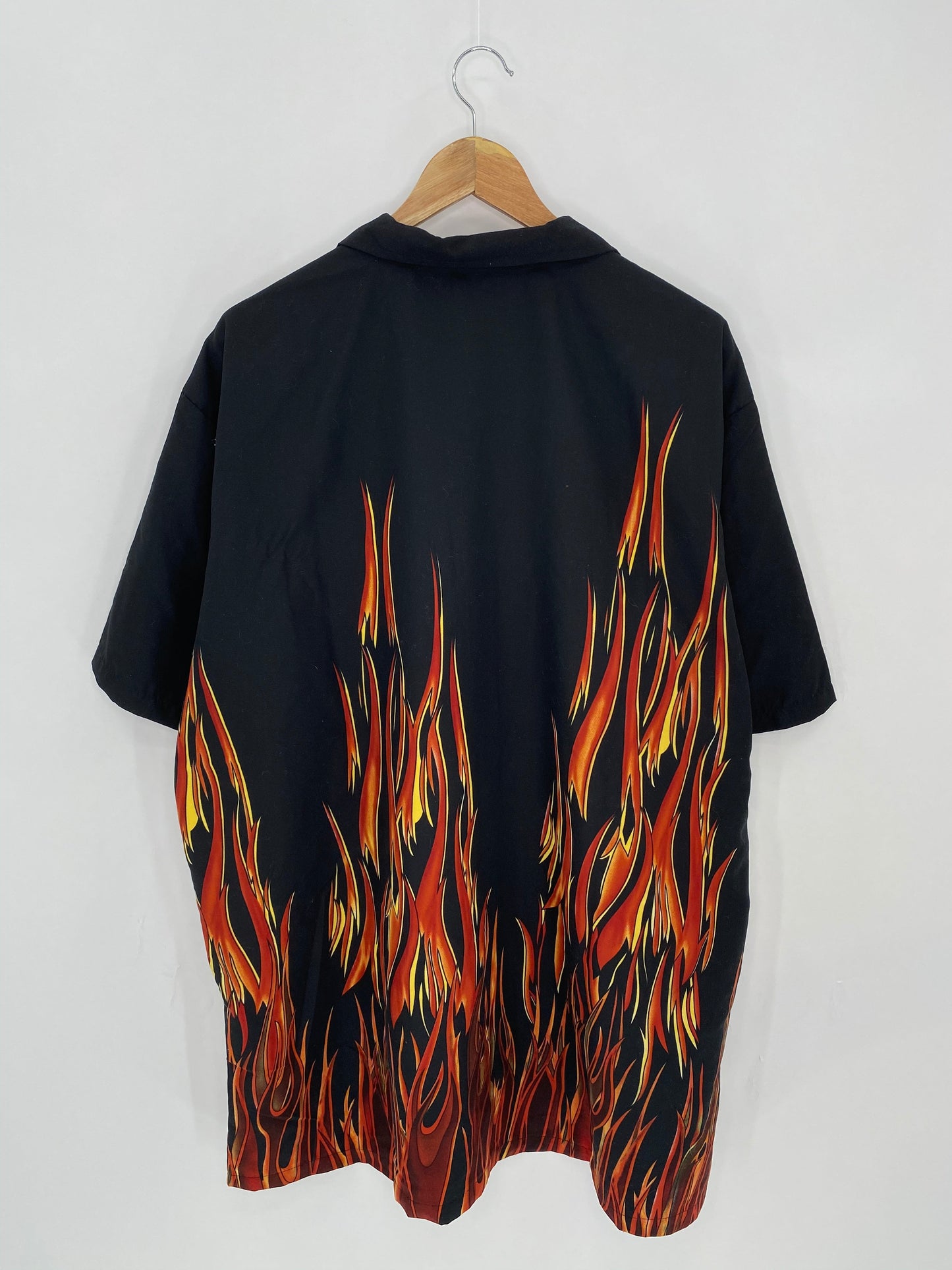 00' Skull Size XXL Vintage Button Down Shirt / K6736