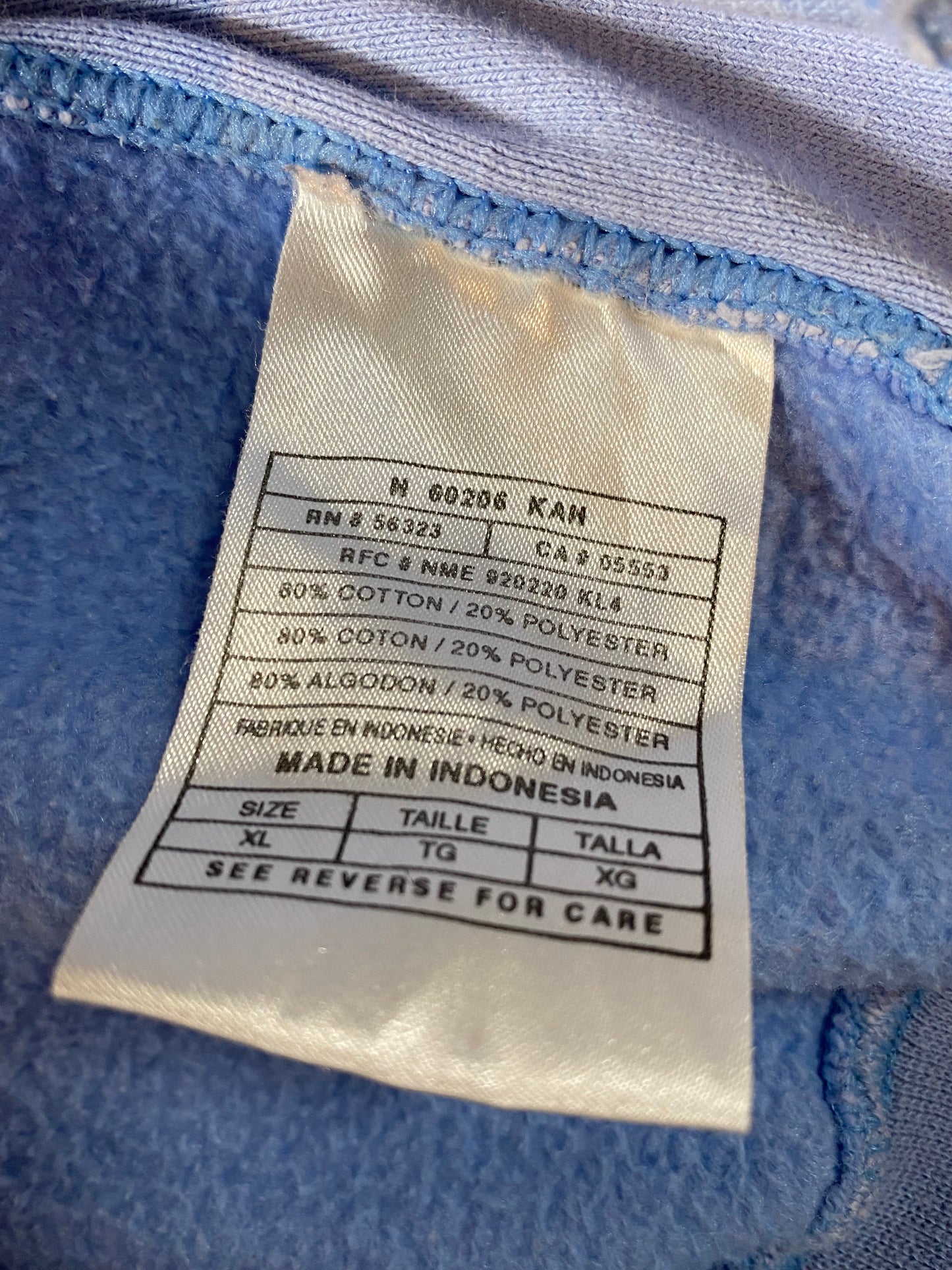 90’s NIKE CAROLINA Size XL Vintage Sweat-Shirt / k1660